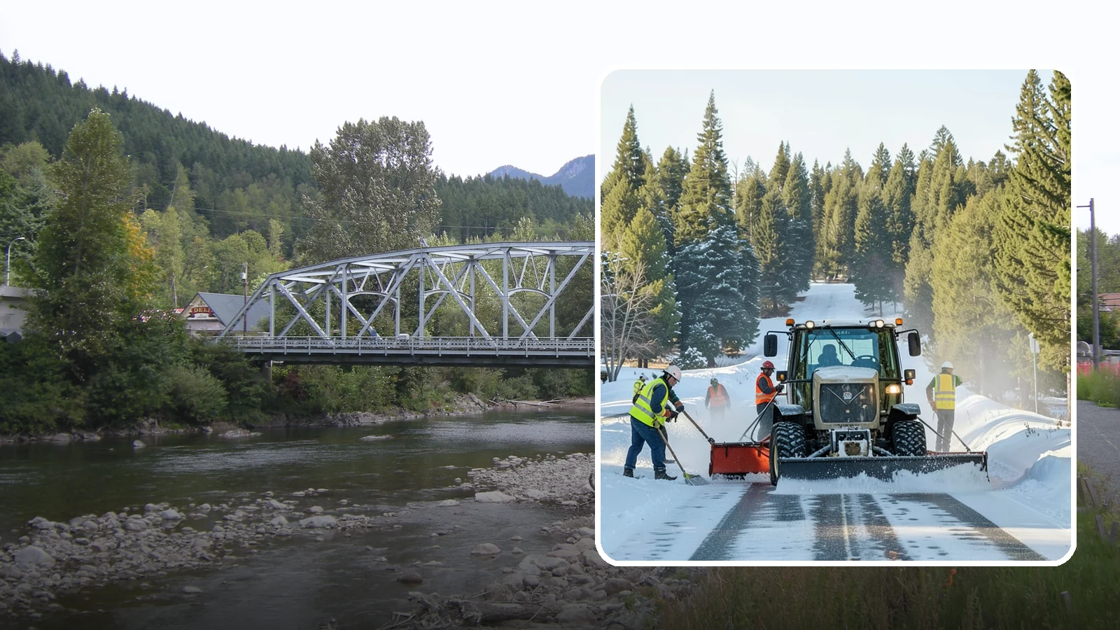 Snow Route Management in Skykomish, King County, WA - Planned, prioritized snow and ice routes that keep an agency's critical corridors and facilities clear.