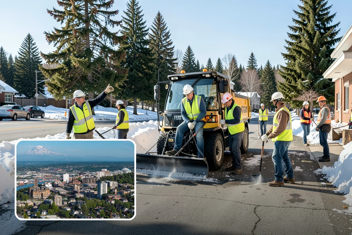 Snow Route Management in Tacoma, Pierce County, WA - Critical corridors cleared first