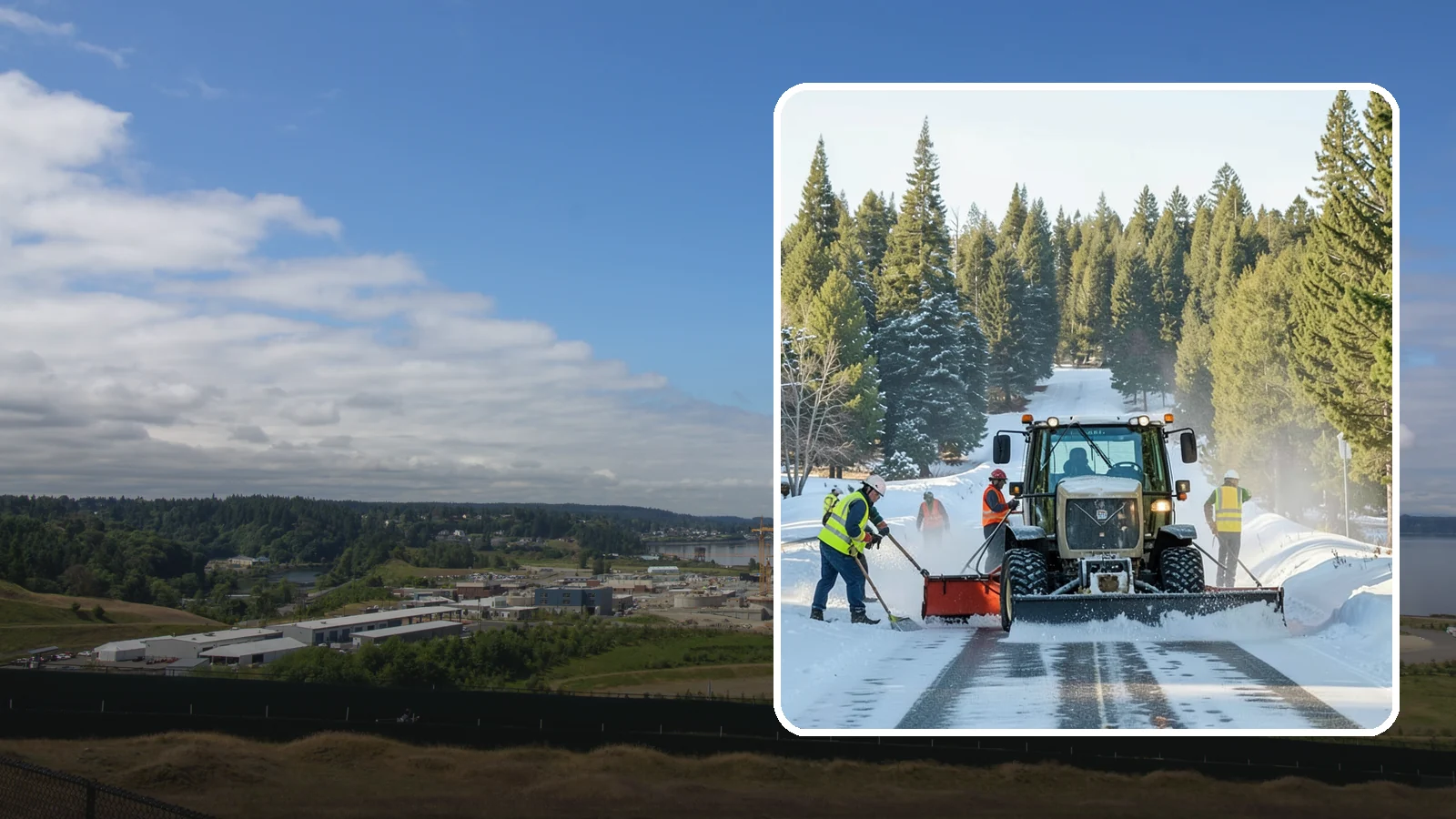 Snow Route Management in University Place, Pierce County, WA - Planned, prioritized snow and ice routes that keep an agency's critical corridors and facilities clear.