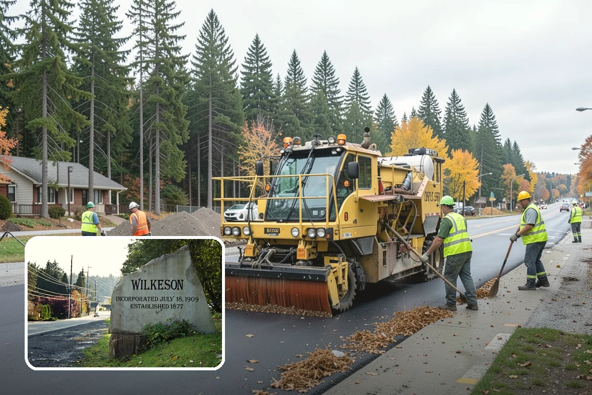 Snow Route Management in Wilkeson, Pierce County, WA - Critical corridors cleared first