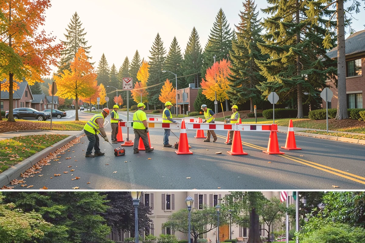 Snow Route Management in Woodinville, King County, WA - Planned before winter and executed on each event through the season.