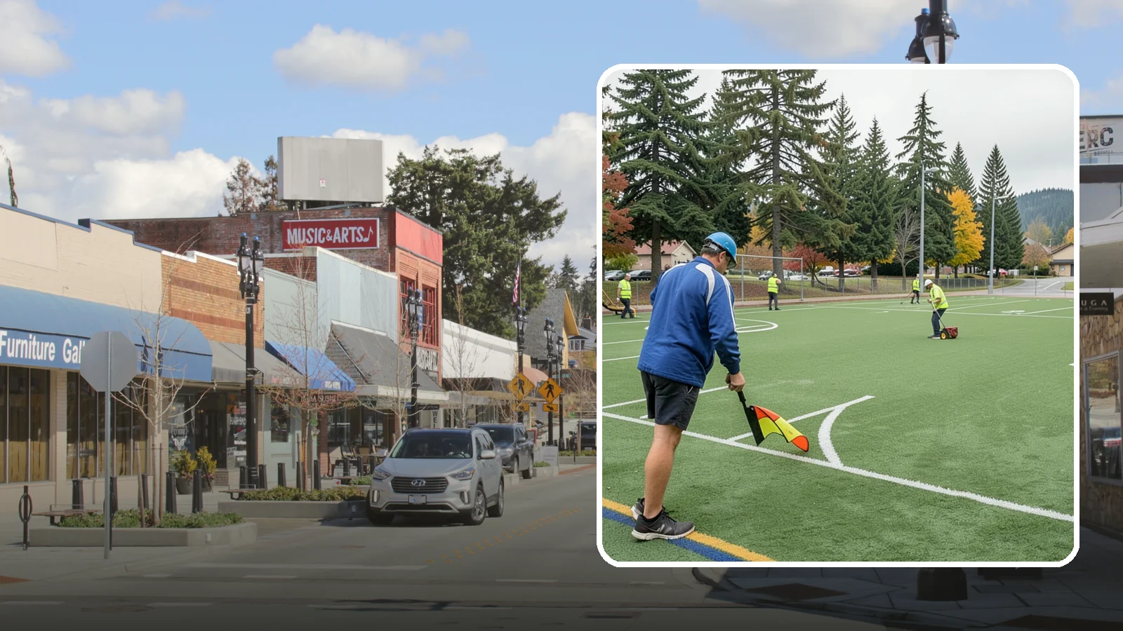 Soccer Field Maintenance in Bothell, King County, WA - Specialized turf care for public soccer pitches that maintains footing, coverage, and safety under heavy play.