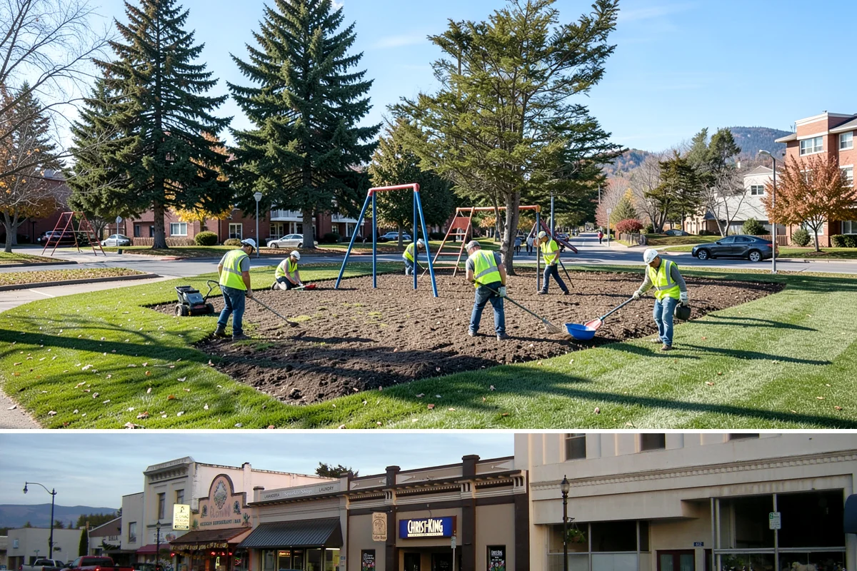 Soccer Field Maintenance in Burlington, Skagit County, WA - Renovation and overseeding are timed to seasonal breaks, while mowing and marking run through spring and fall play.