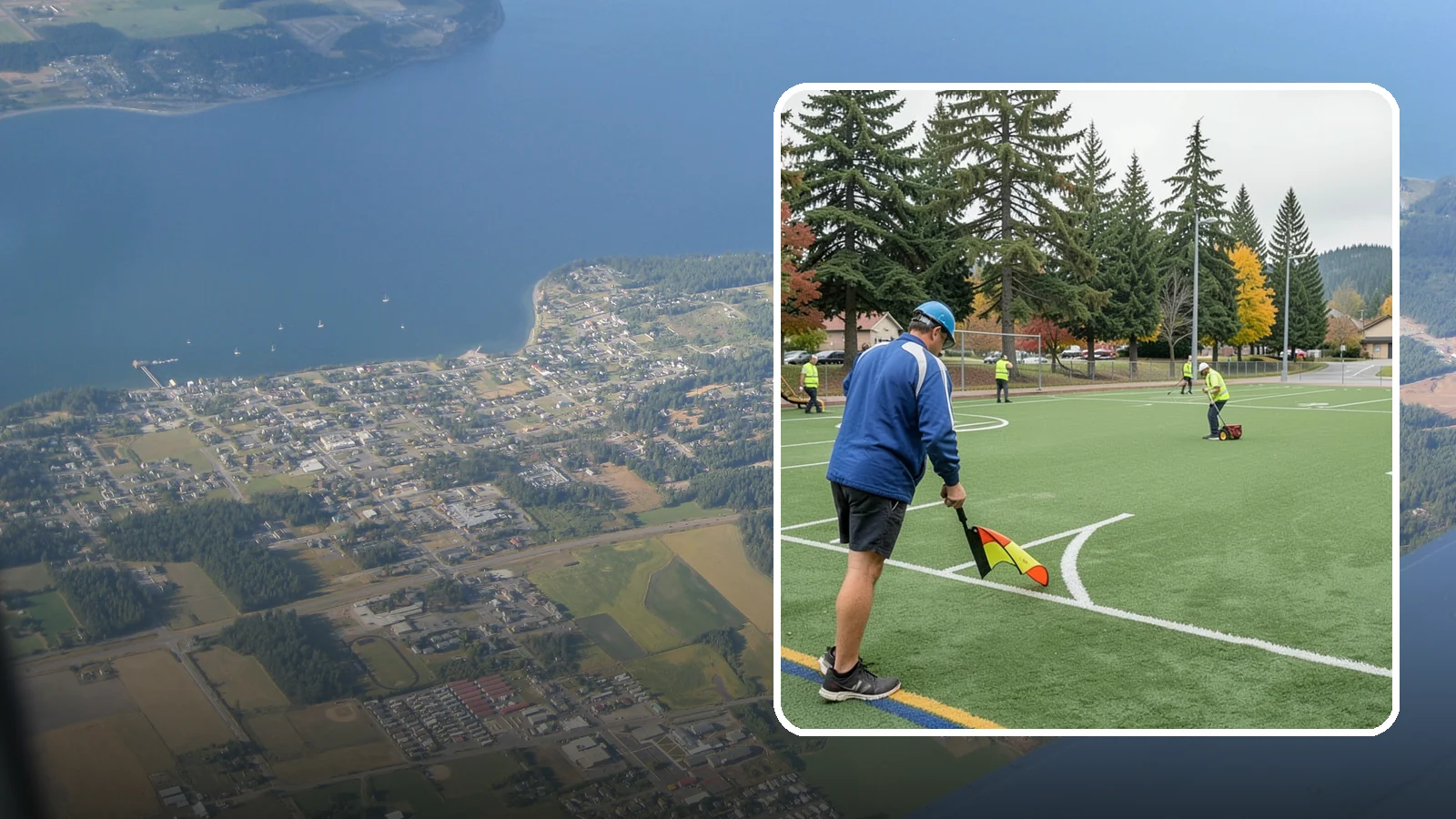 Soccer Field Maintenance in Coupeville, Island County, WA - Specialized turf care for public soccer pitches that maintains footing, coverage, and safety under heavy play.