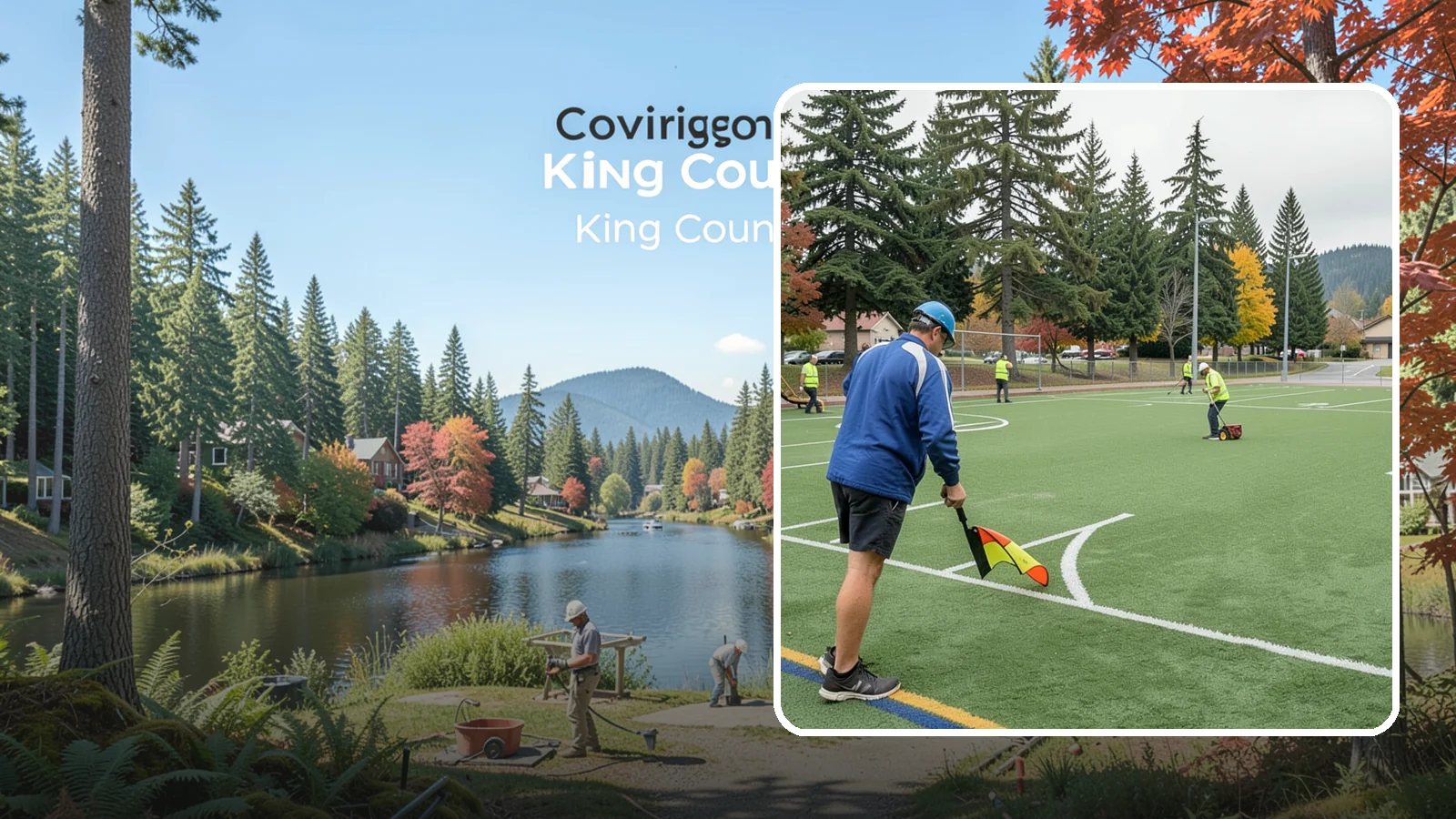 Soccer Field Maintenance in Covington, King County, WA - Specialized turf care for public soccer pitches that maintains footing, coverage, and safety under heavy play.