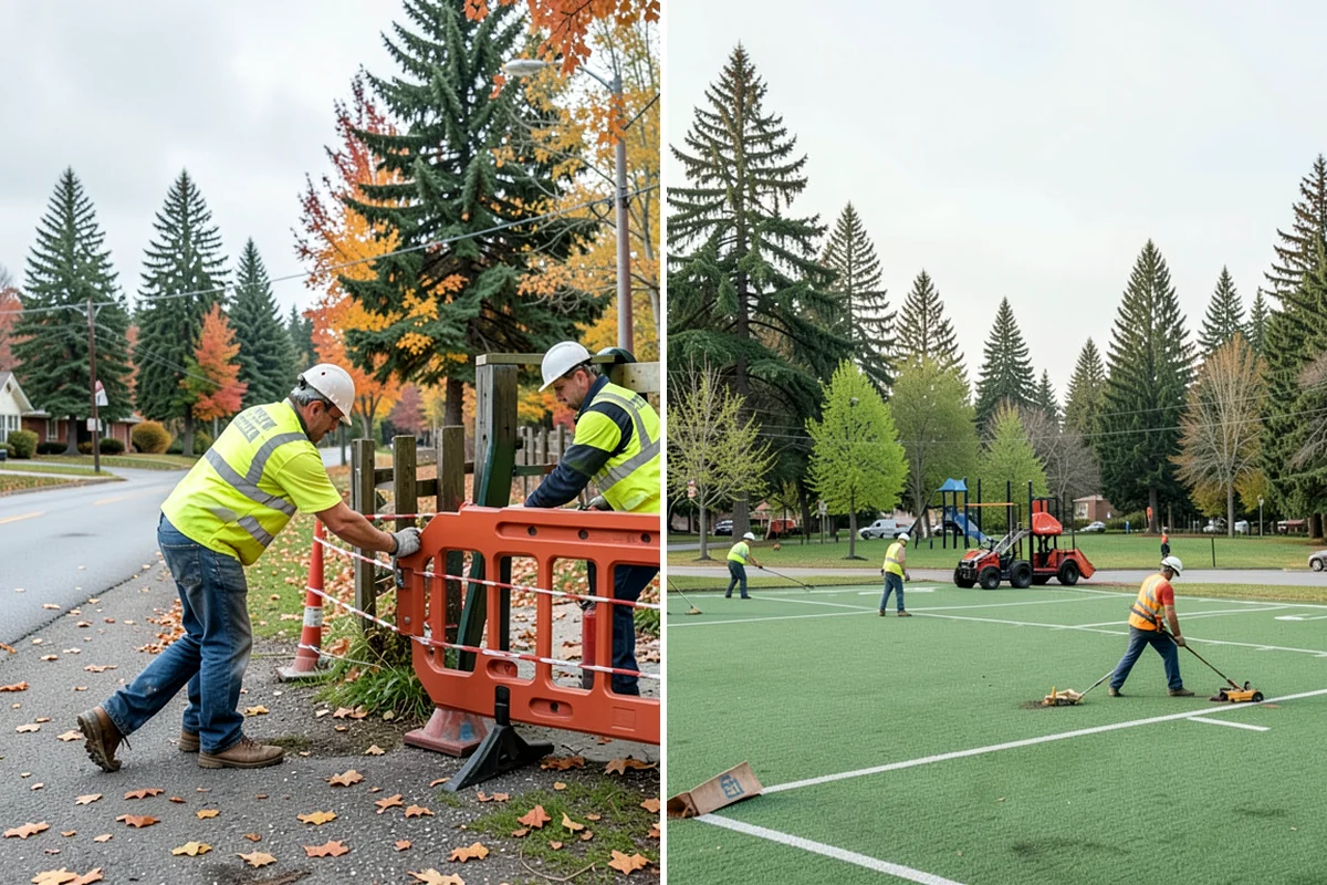 Soccer Field Maintenance in DuPont, Pierce County, WA - Assess wear zones, coverage, and soil conditions on each pitch