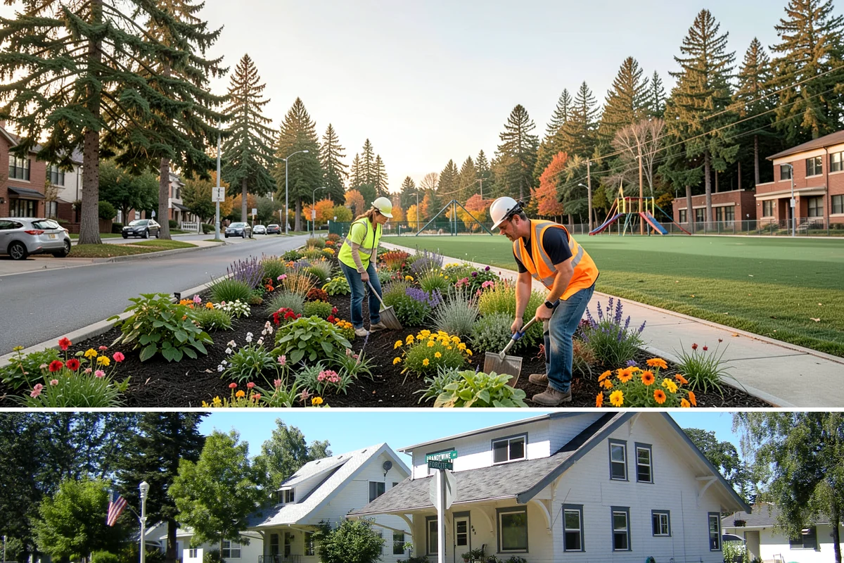 Soccer Field Maintenance in DuPont, Pierce County, WA - Renovation and overseeding are timed to seasonal breaks, while mowing and marking run through spring and fall play.