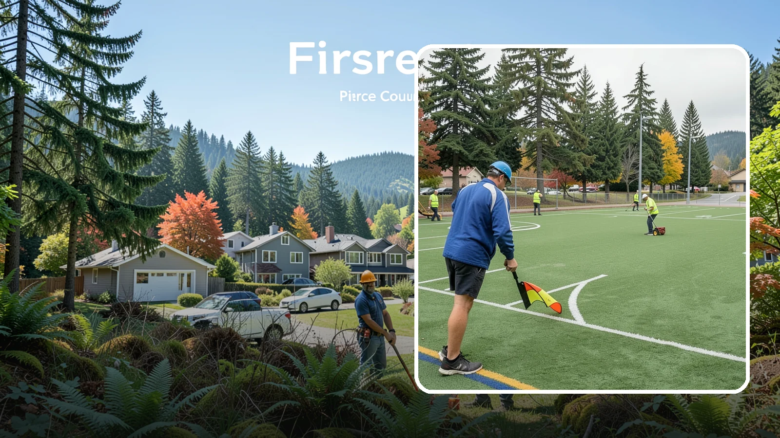 Soccer Field Maintenance in Fircrest, Pierce County, WA - Specialized turf care for public soccer pitches that maintains footing, coverage, and safety under heavy play.