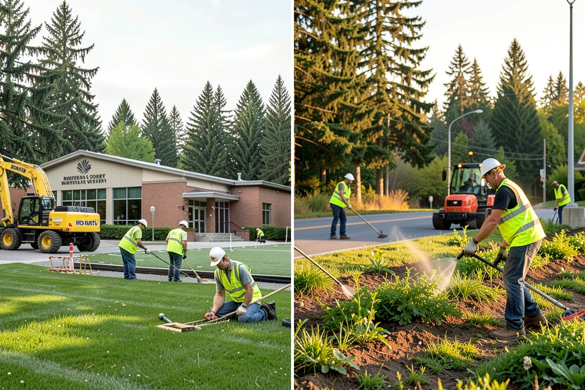 Soccer Field Maintenance in Gig Harbor, Pierce County, WA - Assess wear zones, coverage, and soil conditions on each pitch
