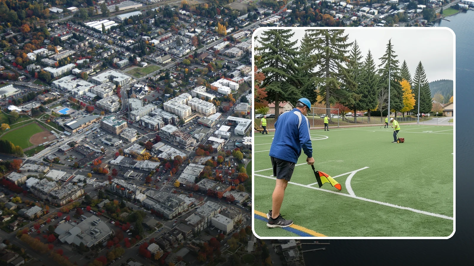 Soccer Field Maintenance in Kirkland, King County, WA - Specialized turf care for public soccer pitches that maintains footing, coverage, and safety under heavy play.