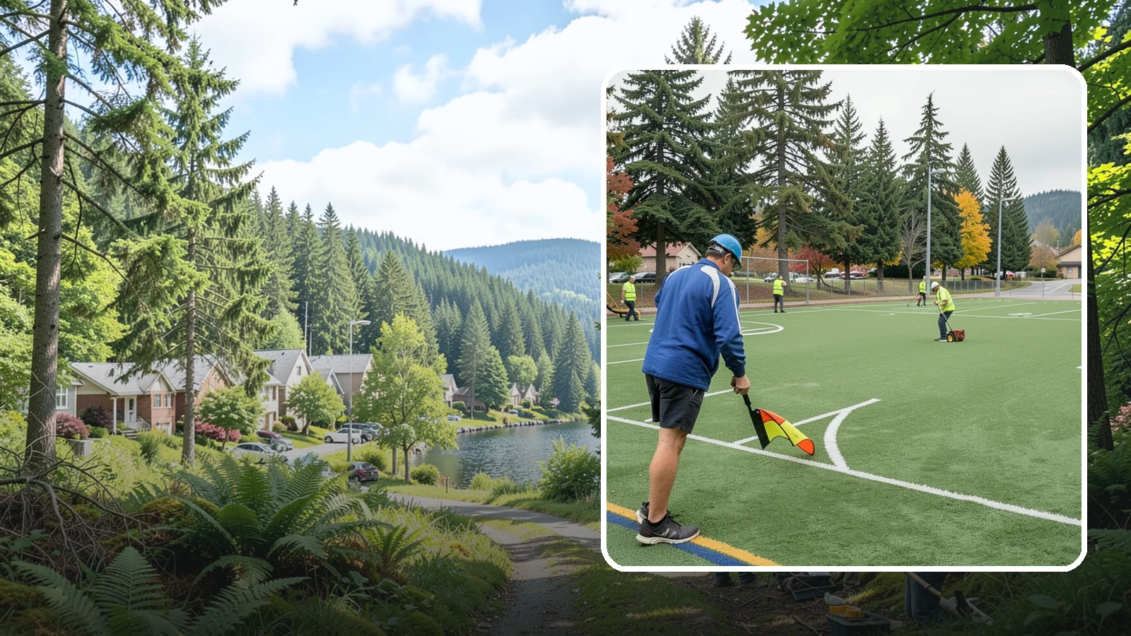 Soccer Field Maintenance in Lake Forest Park, King County, WA - Specialized turf care for public soccer pitches that maintains footing, coverage, and safety under heavy play.