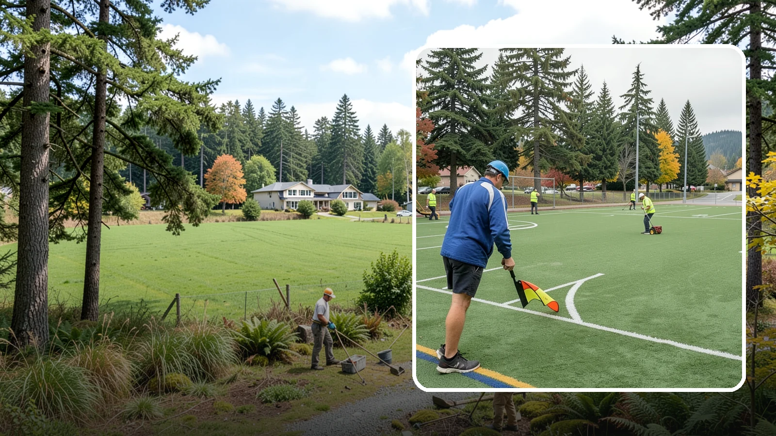 Soccer Field Maintenance in Lyman, Skagit County, WA - Specialized turf care for public soccer pitches that maintains footing, coverage, and safety under heavy play.