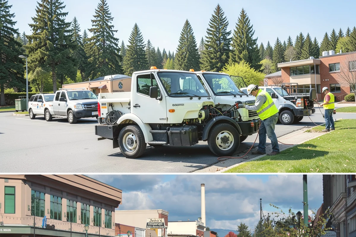 Soccer Field Maintenance in Monroe, Snohomish County, WA - Renovation and overseeding are timed to seasonal breaks, while mowing and marking run through spring and fall play.