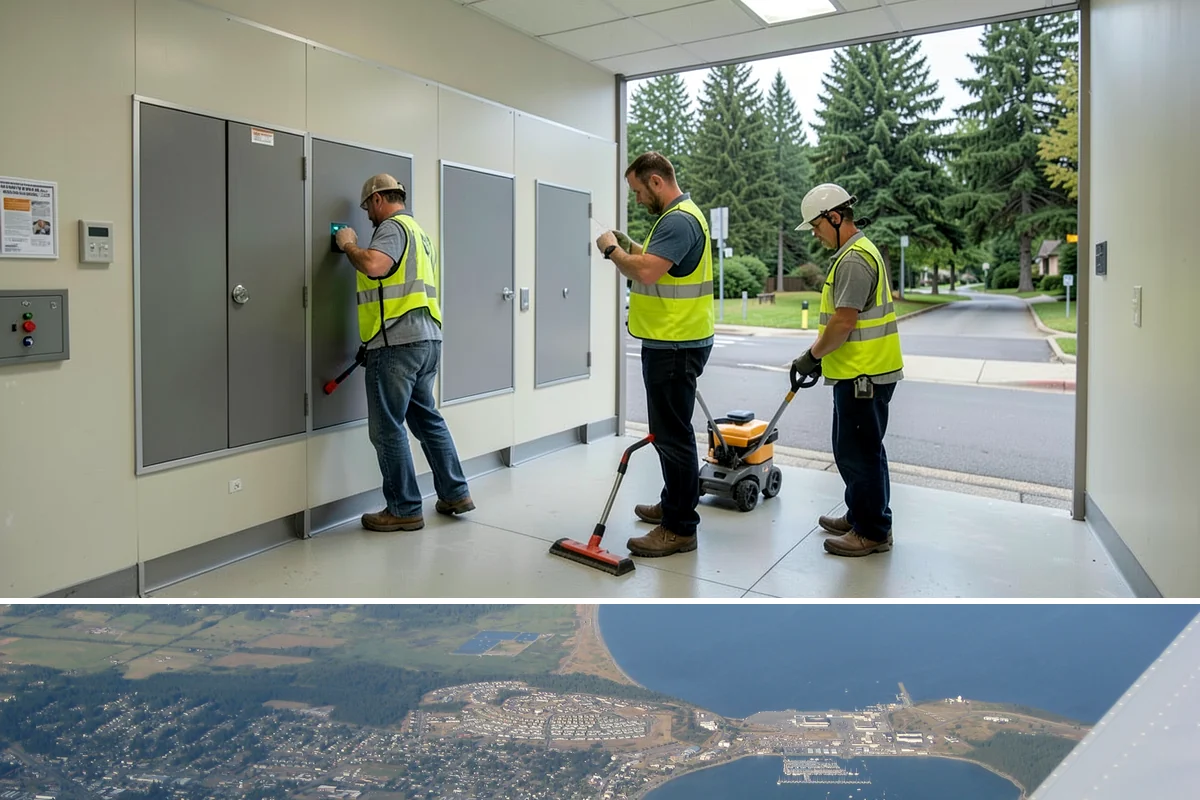 Soccer Field Maintenance in Oak Harbor, Island County, WA - Renovation and overseeding are timed to seasonal breaks, while mowing and marking run through spring and fall play.