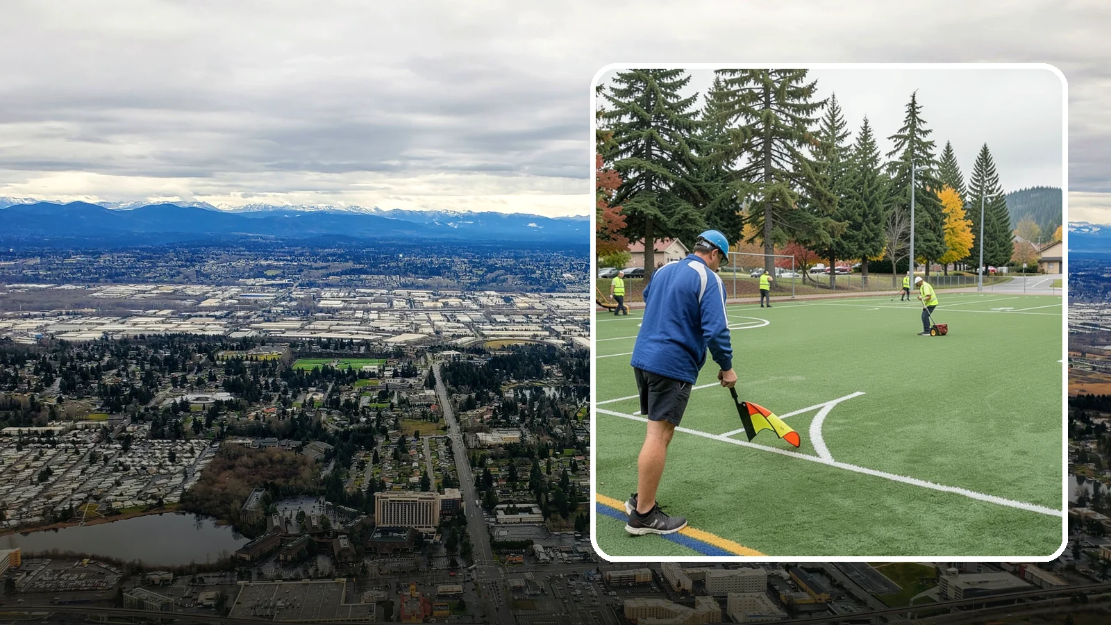 Soccer Field Maintenance in SeaTac, King County, WA - Specialized turf care for public soccer pitches that maintains footing, coverage, and safety under heavy play.