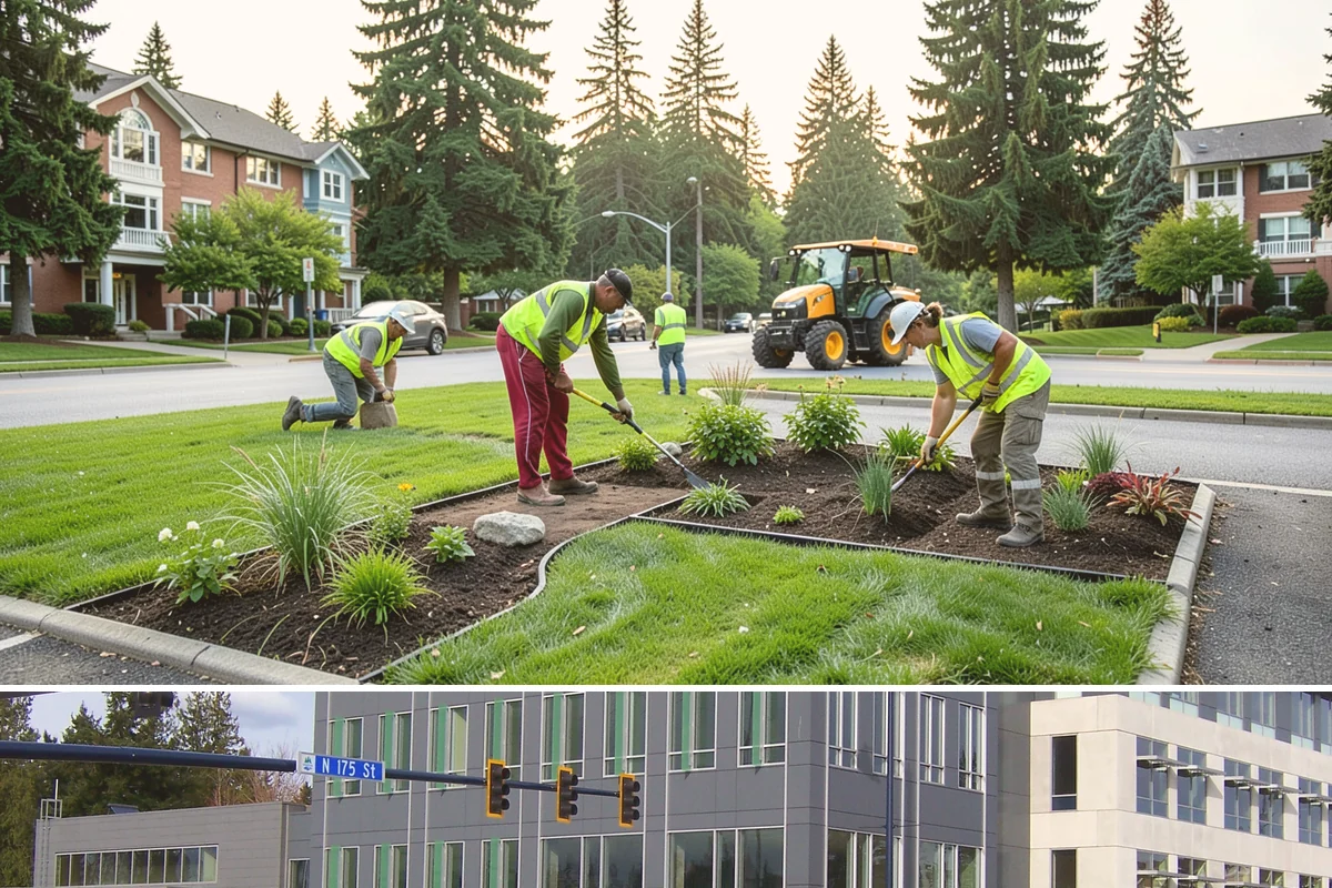 Soccer Field Maintenance in Shoreline, King County, WA - Renovation and overseeding are timed to seasonal breaks, while mowing and marking run through spring and fall play.