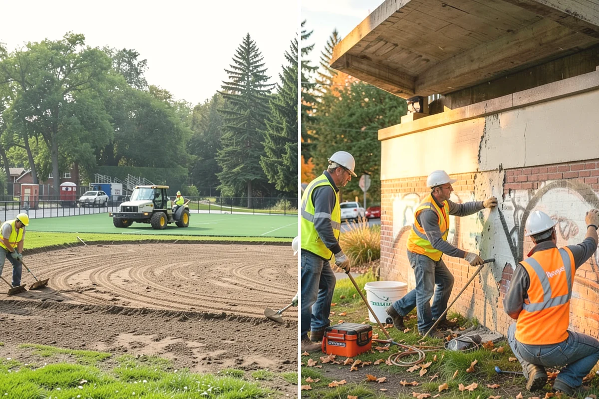 Soccer Field Maintenance in Tukwila, King County, WA - Assess wear zones, coverage, and soil conditions on each pitch