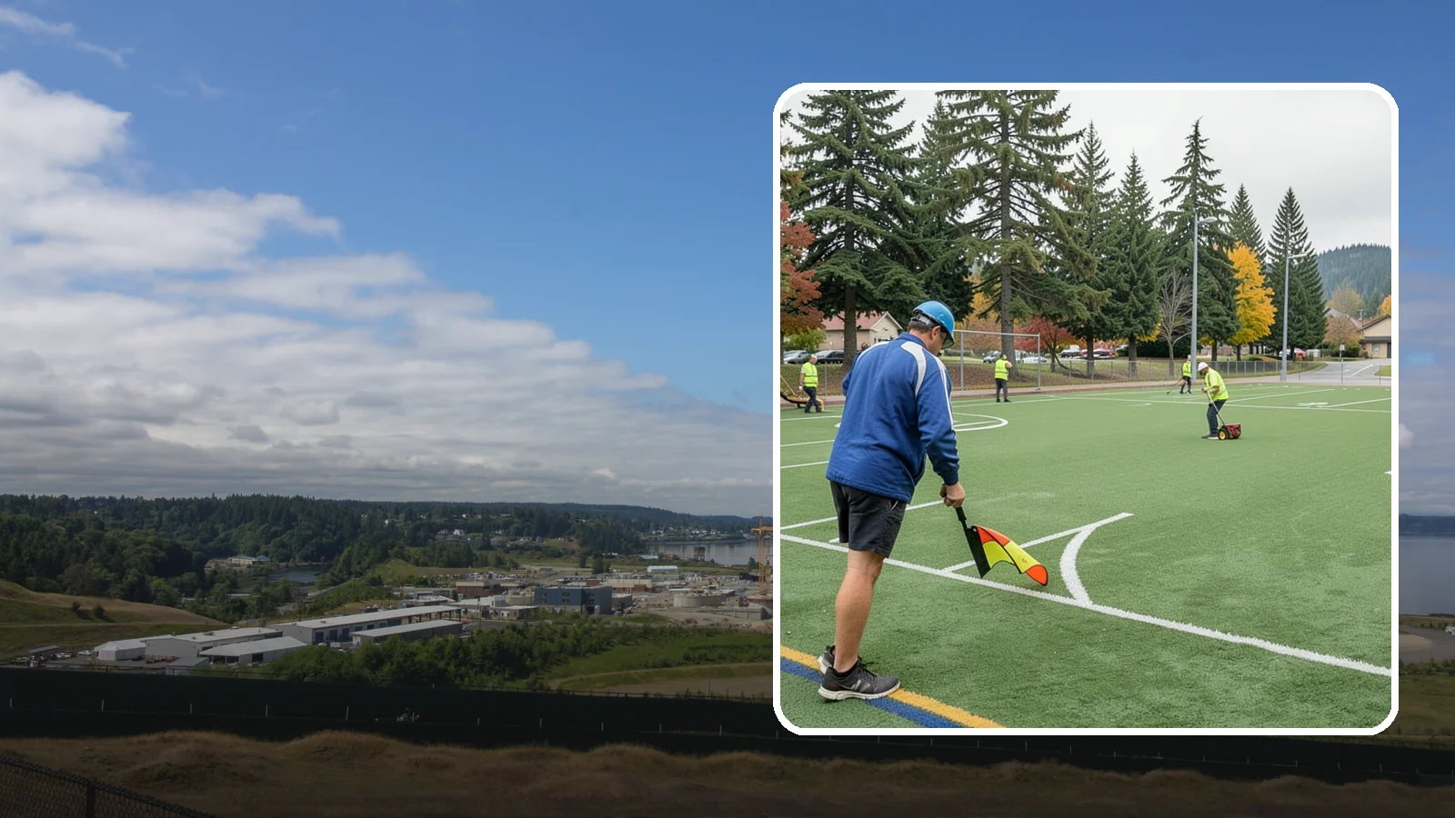 Soccer Field Maintenance in University Place, Pierce County, WA - Specialized turf care for public soccer pitches that maintains footing, coverage, and safety under heavy play.