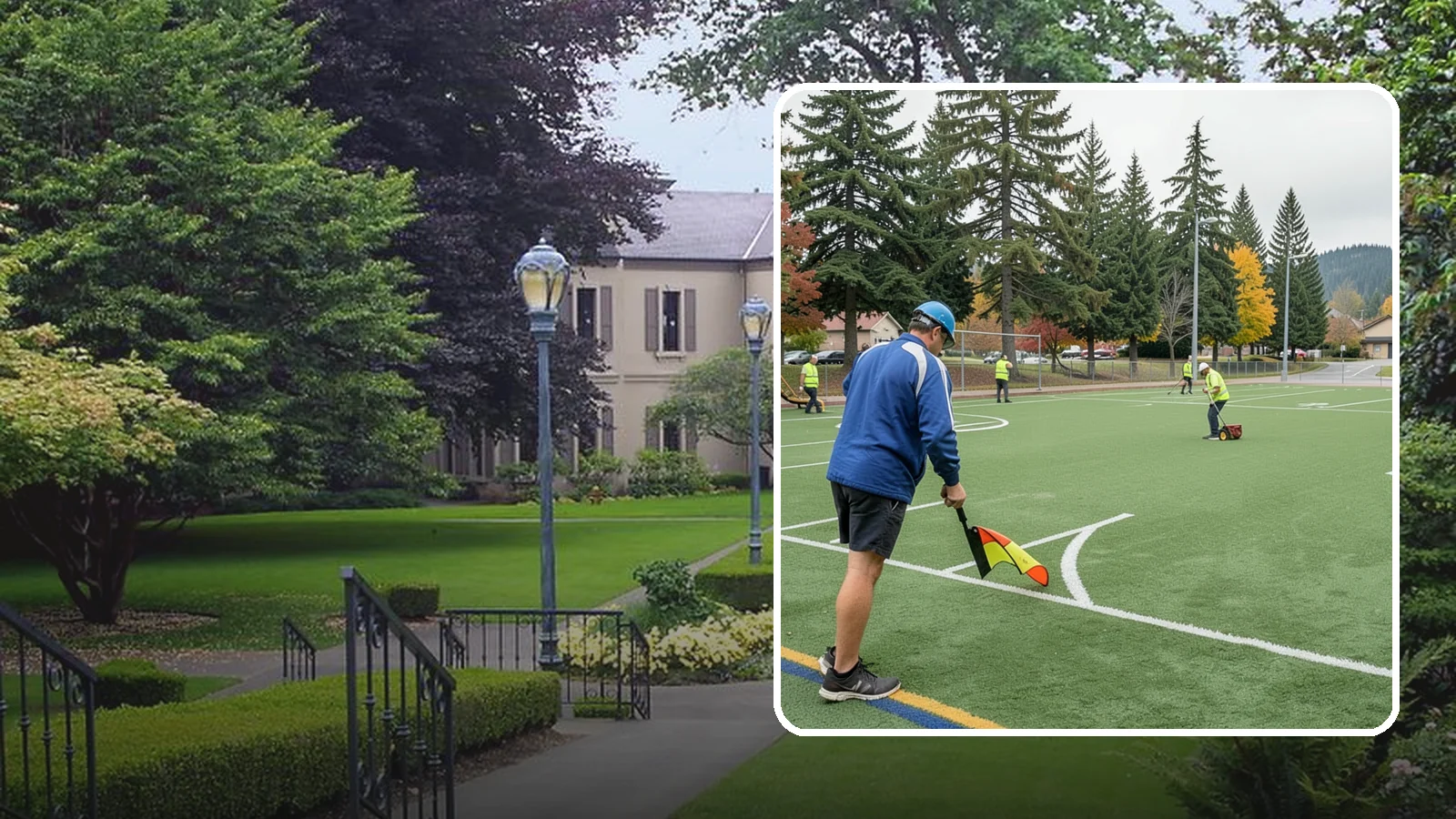 Soccer Field Maintenance in Woodinville, King County, WA - Specialized turf care for public soccer pitches that maintains footing, coverage, and safety under heavy play.