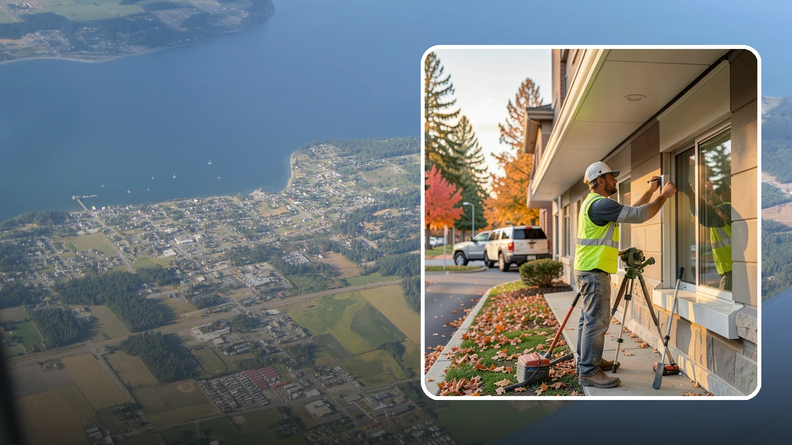 Soffit Repairs in Coupeville, Island County, WA - Repair of damaged soffits to restore ventilation and weather protection on public buildings.