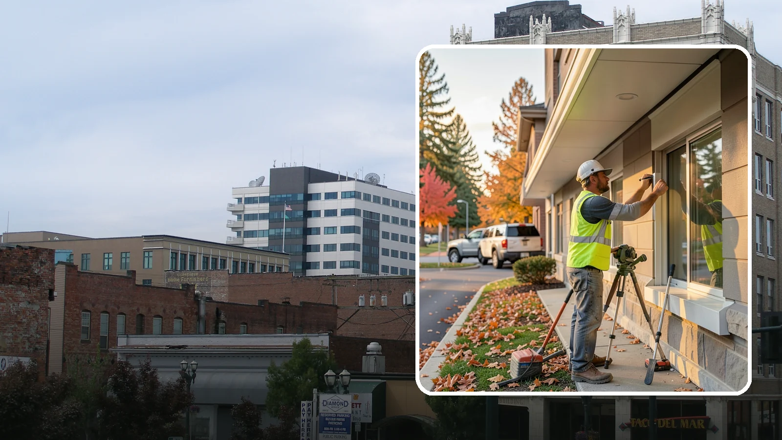 Soffit Repairs in Everett, Snohomish County, WA - Repair of damaged soffits to restore ventilation and weather protection on public buildings.