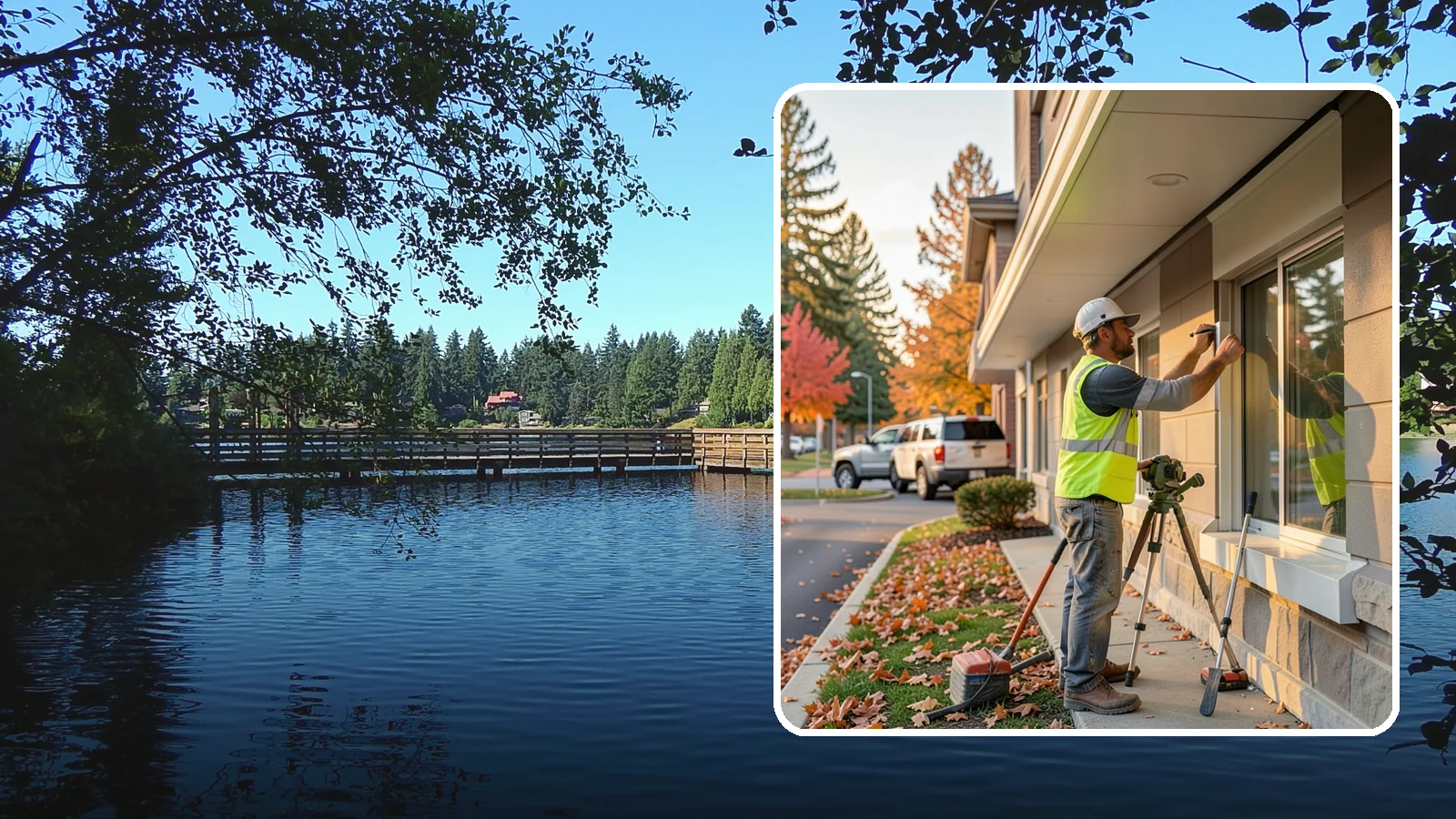 Soffit Repairs in Federal Way, King County, WA - Repair of damaged soffits to restore ventilation and weather protection on public buildings.