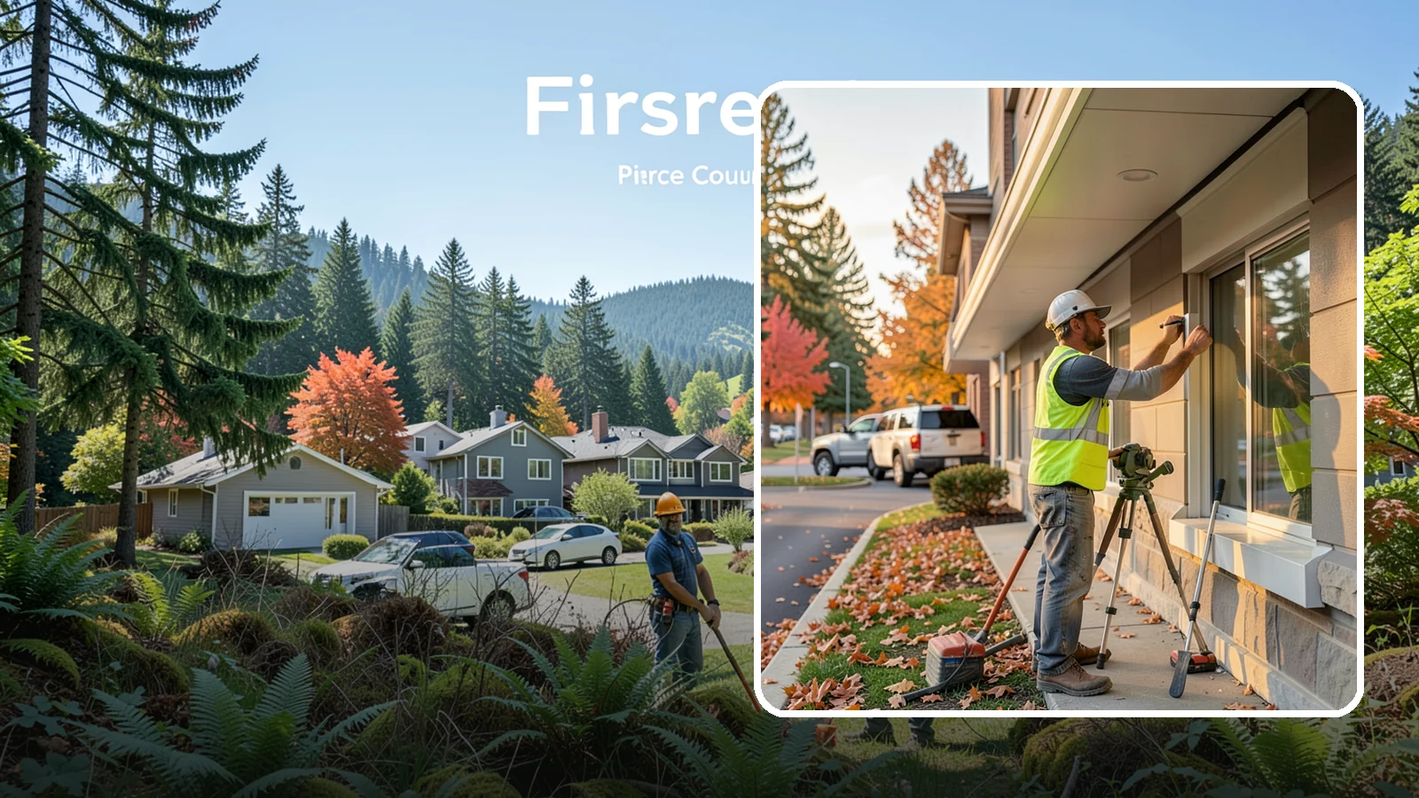 Soffit Repairs in Fircrest, Pierce County, WA - Repair of damaged soffits to restore ventilation and weather protection on public buildings.