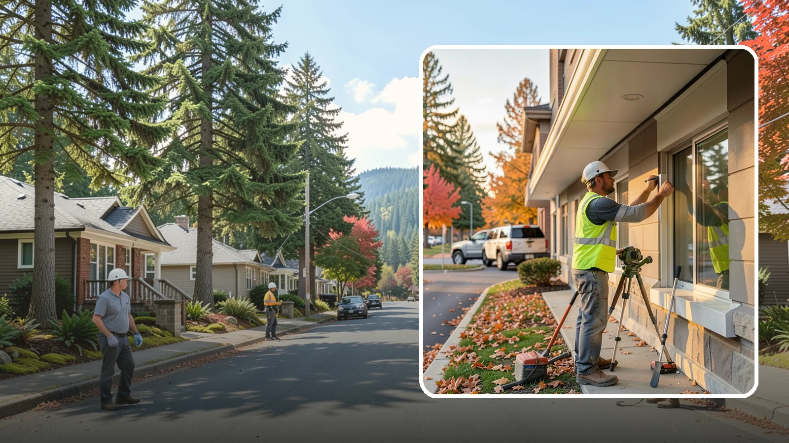 Soffit Repairs in Hunts Point, King County, WA - Repair of damaged soffits to restore ventilation and weather protection on public buildings.