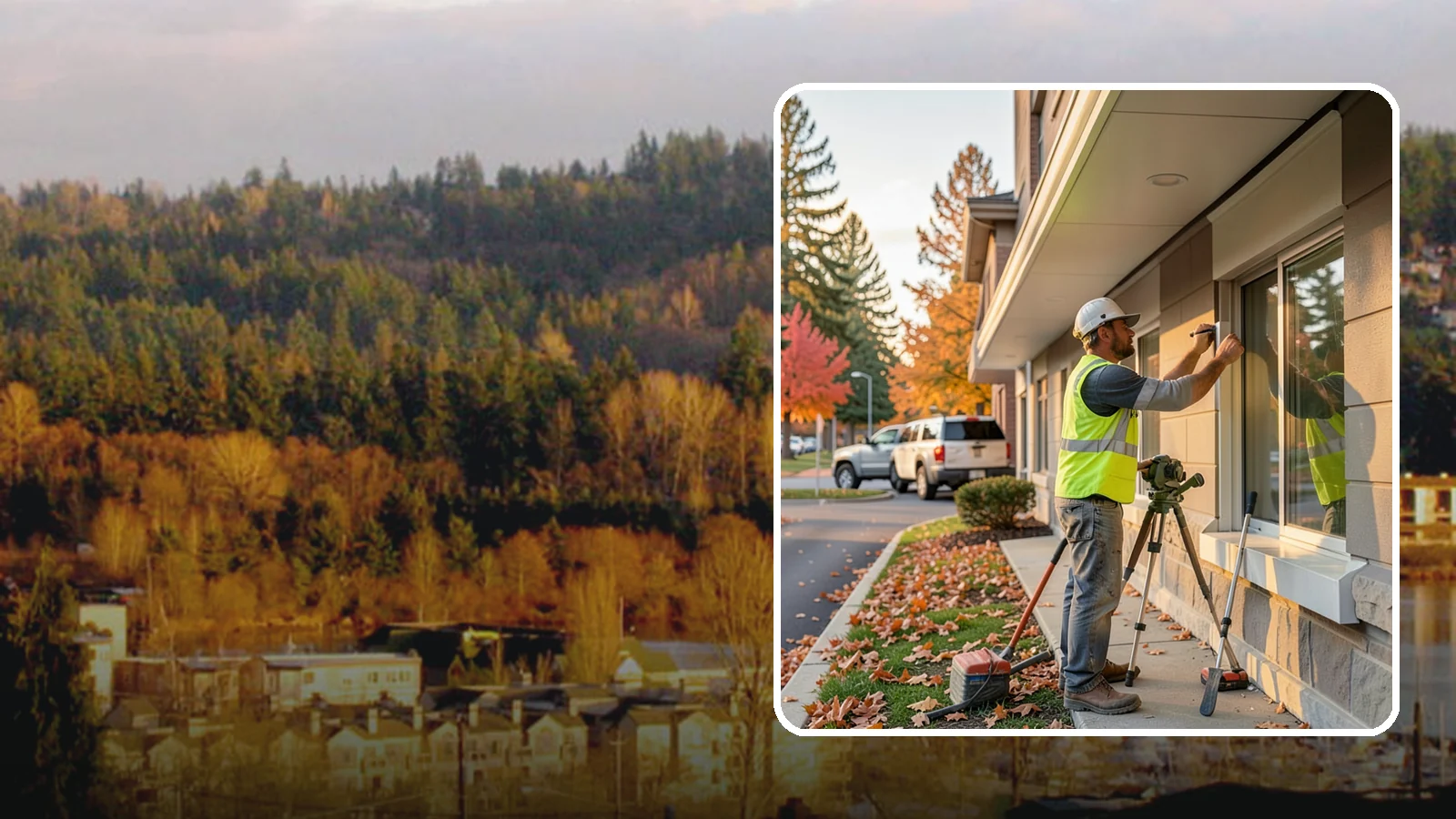 Soffit Repairs in Kenmore, King County, WA - Repair of damaged soffits to restore ventilation and weather protection on public buildings.