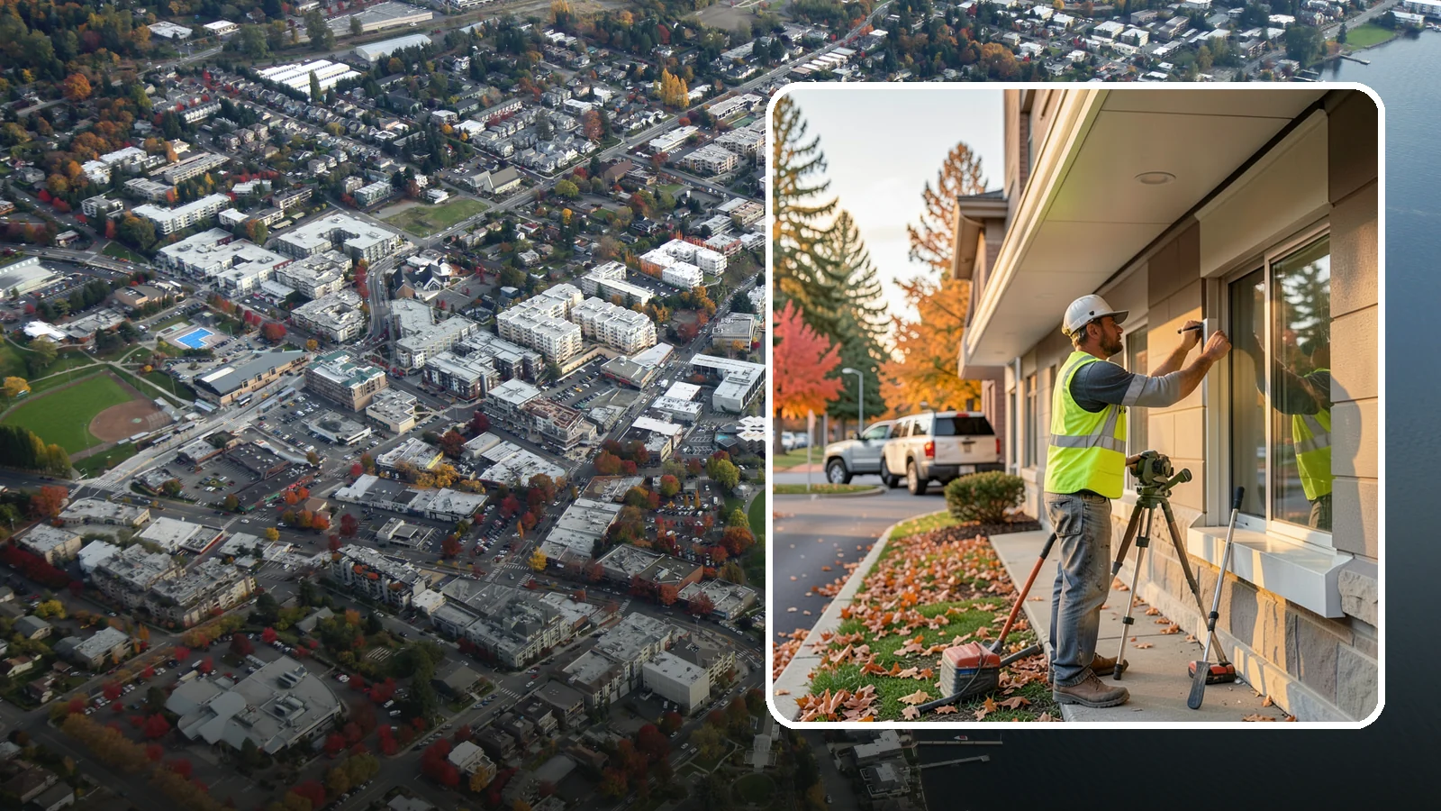 Soffit Repairs in Kirkland, King County, WA - Repair of damaged soffits to restore ventilation and weather protection on public buildings.