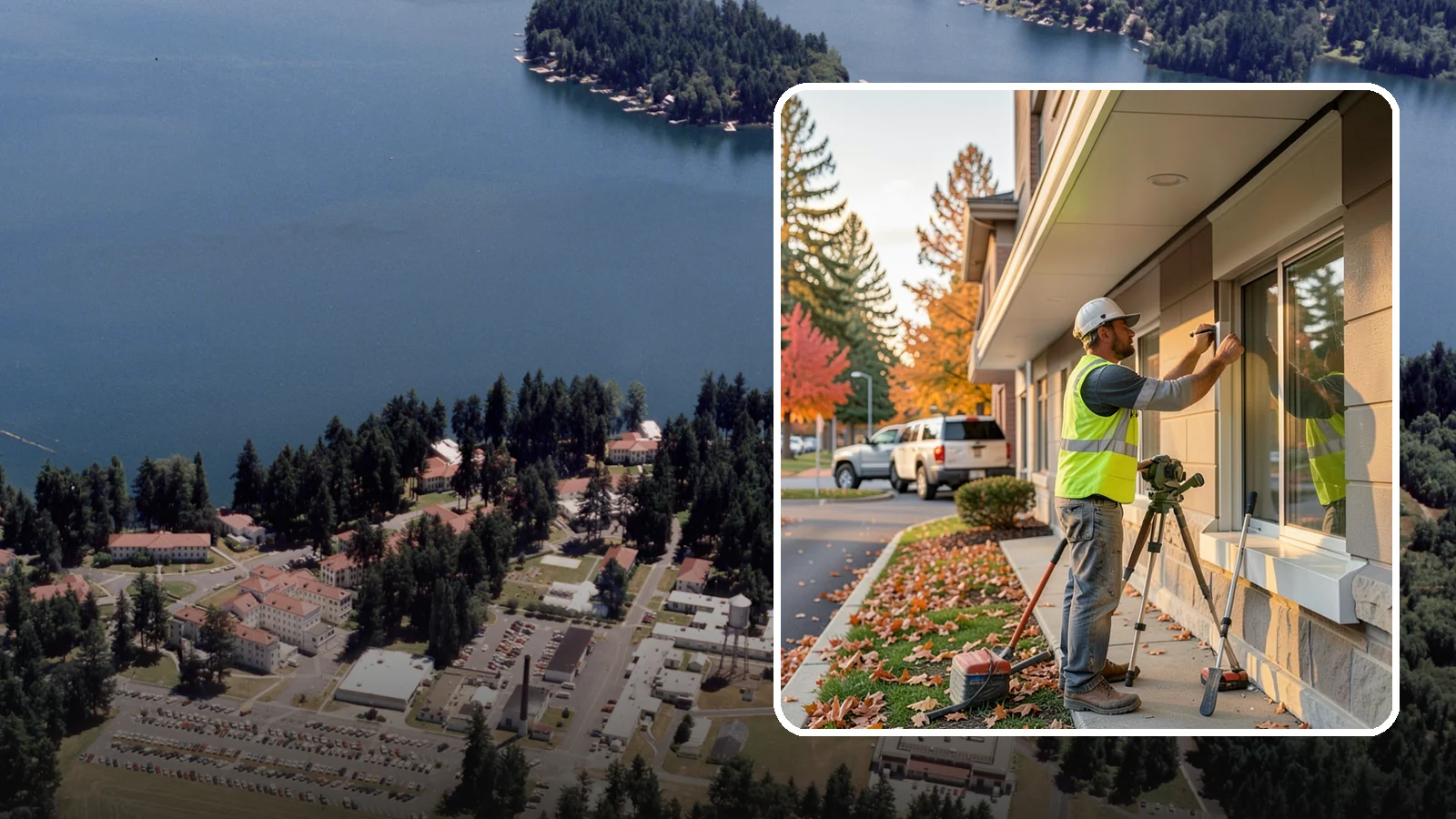 Soffit Repairs in Lakewood, Pierce County, WA - Repair of damaged soffits to restore ventilation and weather protection on public buildings.