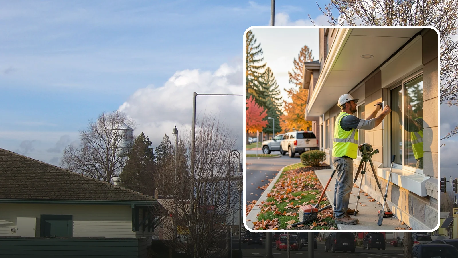 Soffit Repairs in Marysville, Snohomish County, WA - Repair of damaged soffits to restore ventilation and weather protection on public buildings.
