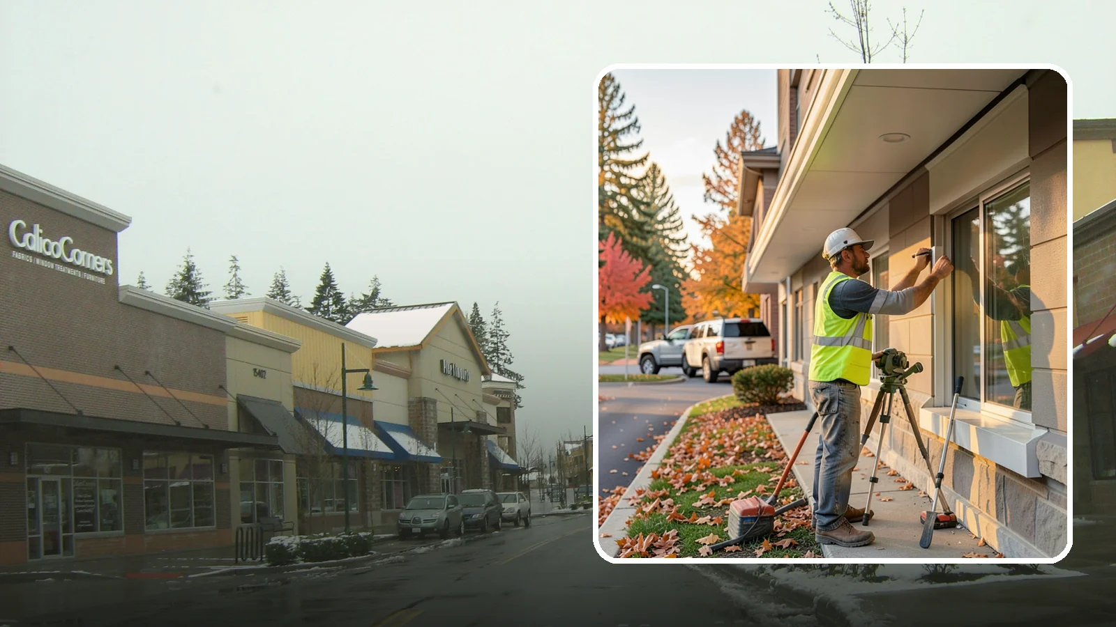 Soffit Repairs in Mill Creek, Snohomish County, WA - Repair of damaged soffits to restore ventilation and weather protection on public buildings.