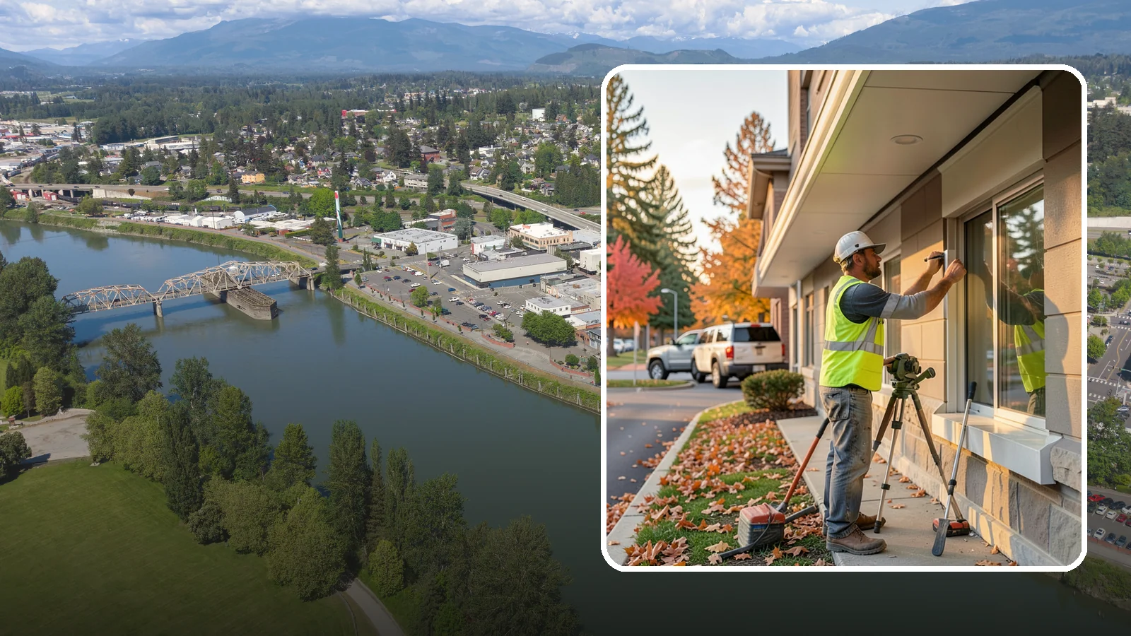 Soffit Repairs in Mount Vernon, Skagit County, WA - Repair of damaged soffits to restore ventilation and weather protection on public buildings.