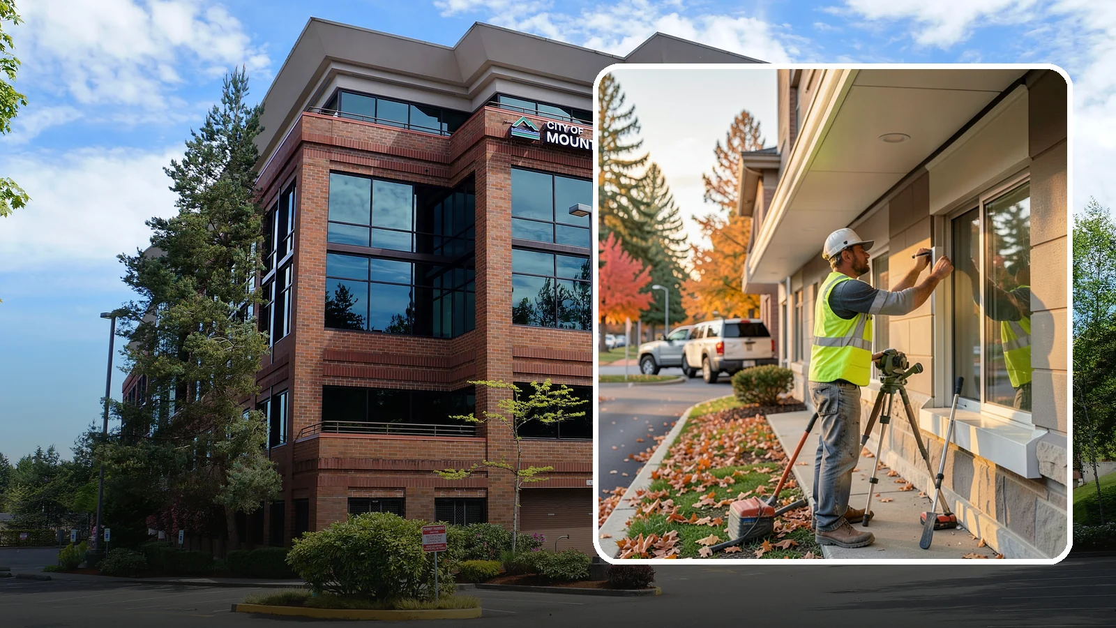 Soffit Repairs in Mountlake Terrace, Snohomish County, WA - Repair of damaged soffits to restore ventilation and weather protection on public buildings.
