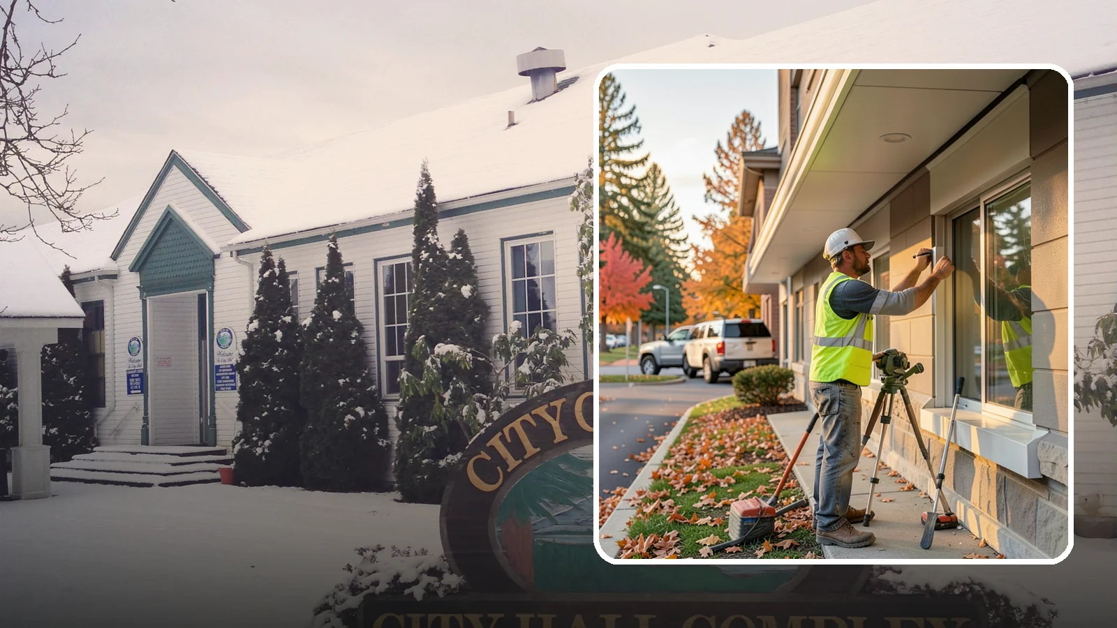Soffit Repairs in Pacific, King County, WA - Repair of damaged soffits to restore ventilation and weather protection on public buildings.