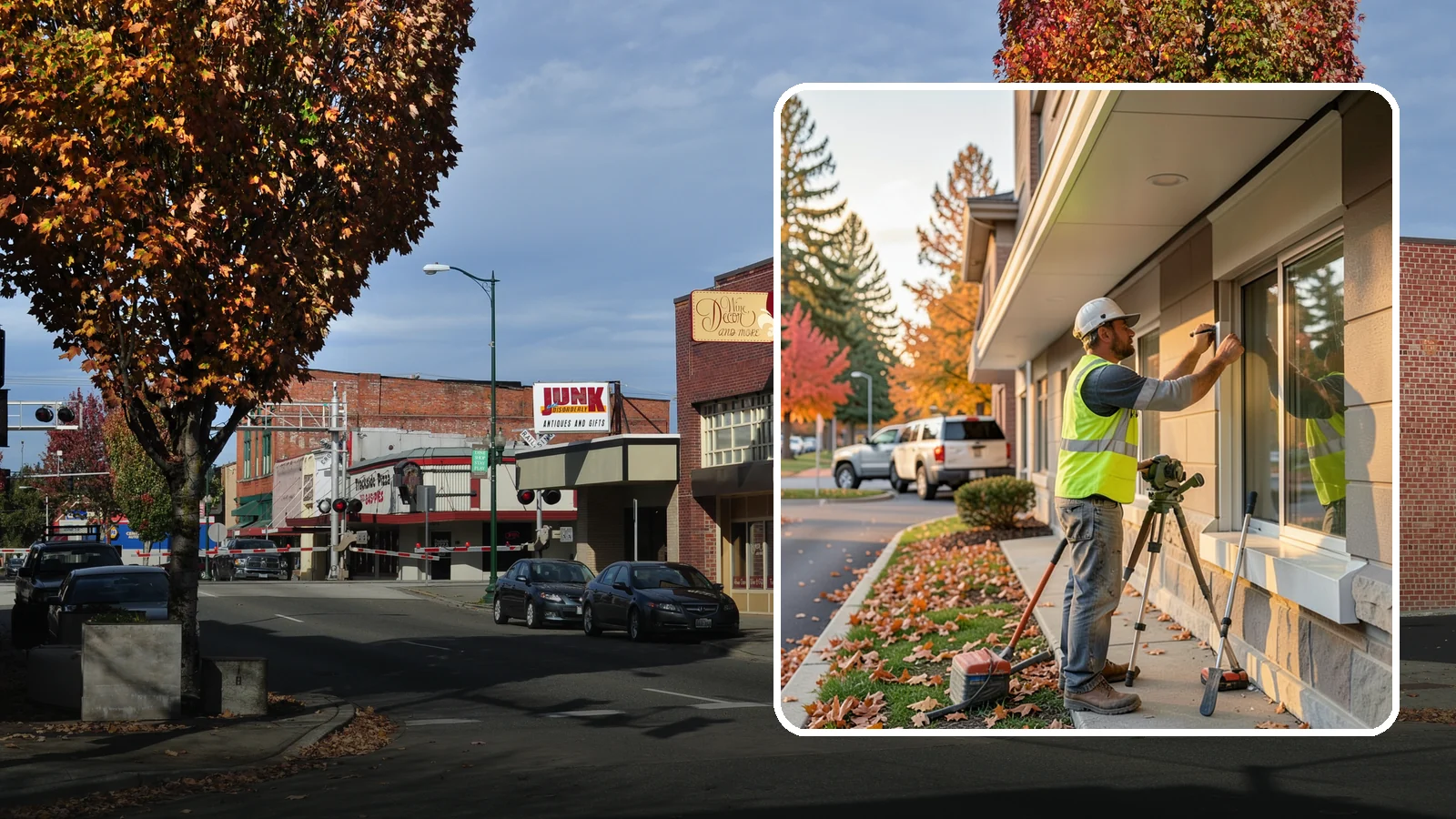 Soffit Repairs in Puyallup, Pierce County, WA - Repair of damaged soffits to restore ventilation and weather protection on public buildings.