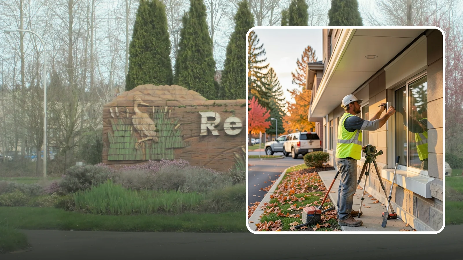 Soffit Repairs in Renton, King County, WA - Repair of damaged soffits to restore ventilation and weather protection on public buildings.