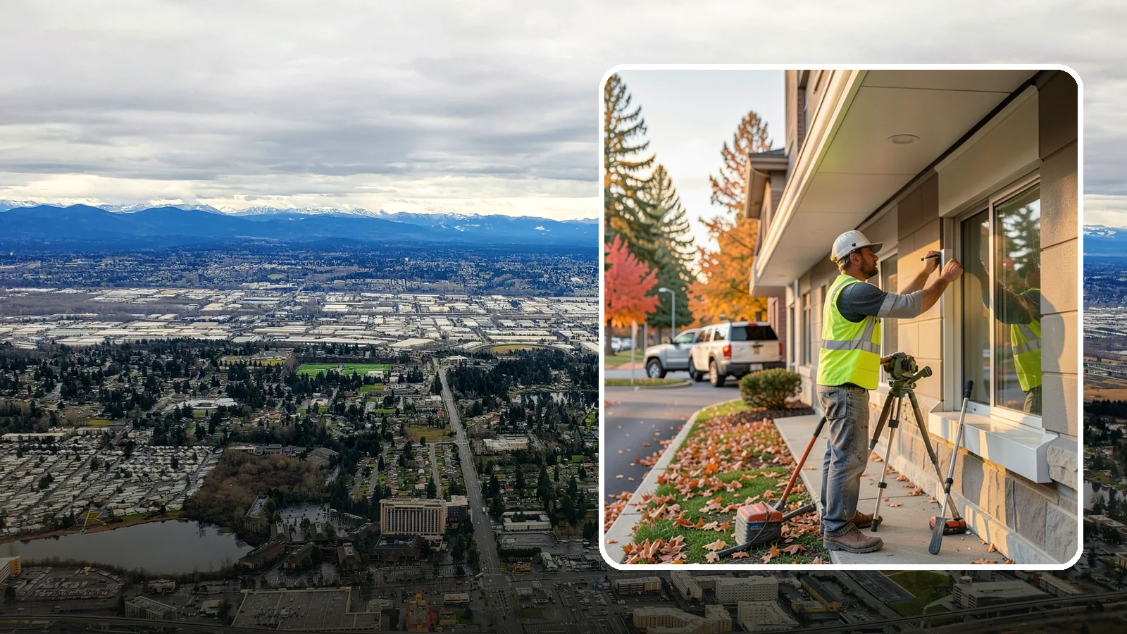 Soffit Repairs in SeaTac, King County, WA - Repair of damaged soffits to restore ventilation and weather protection on public buildings.