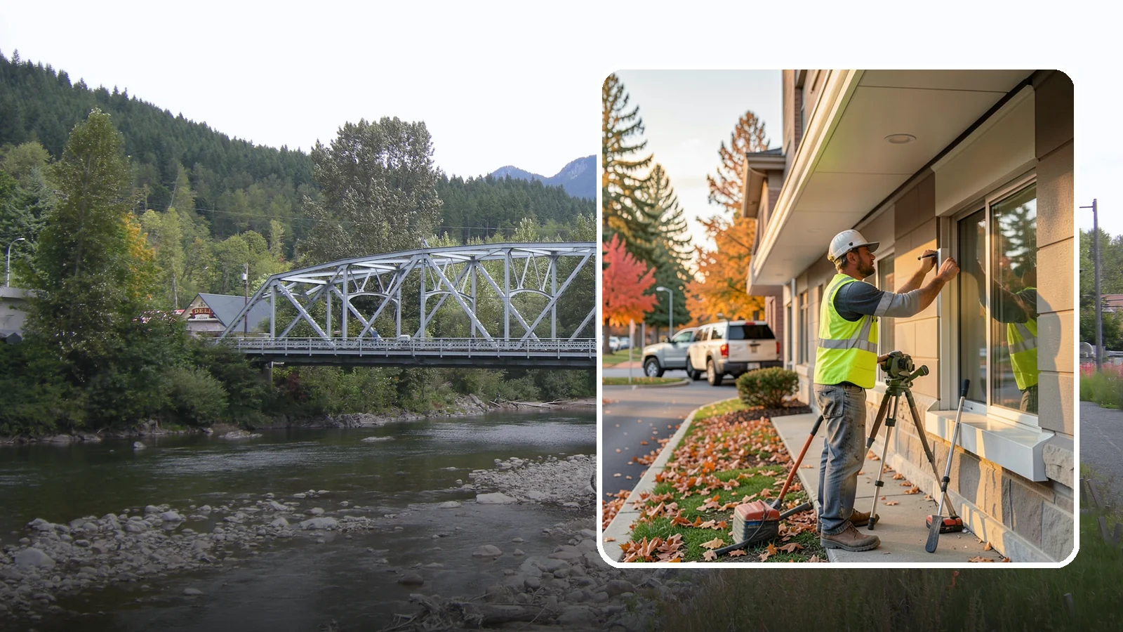 Soffit Repairs in Skykomish, King County, WA - Repair of damaged soffits to restore ventilation and weather protection on public buildings.
