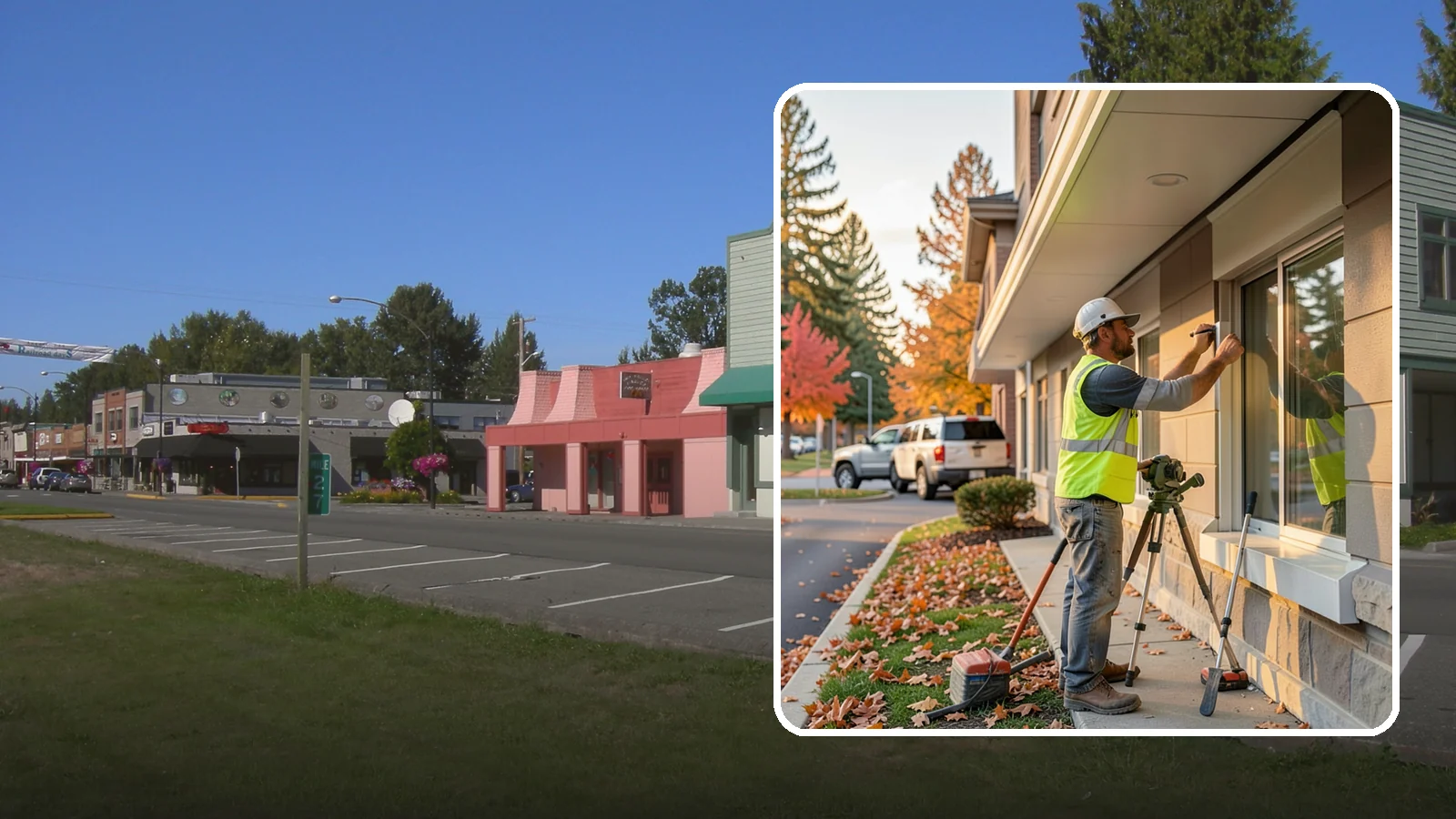 Soffit Repairs in Snoqualmie, King County, WA - Repair of damaged soffits to restore ventilation and weather protection on public buildings.