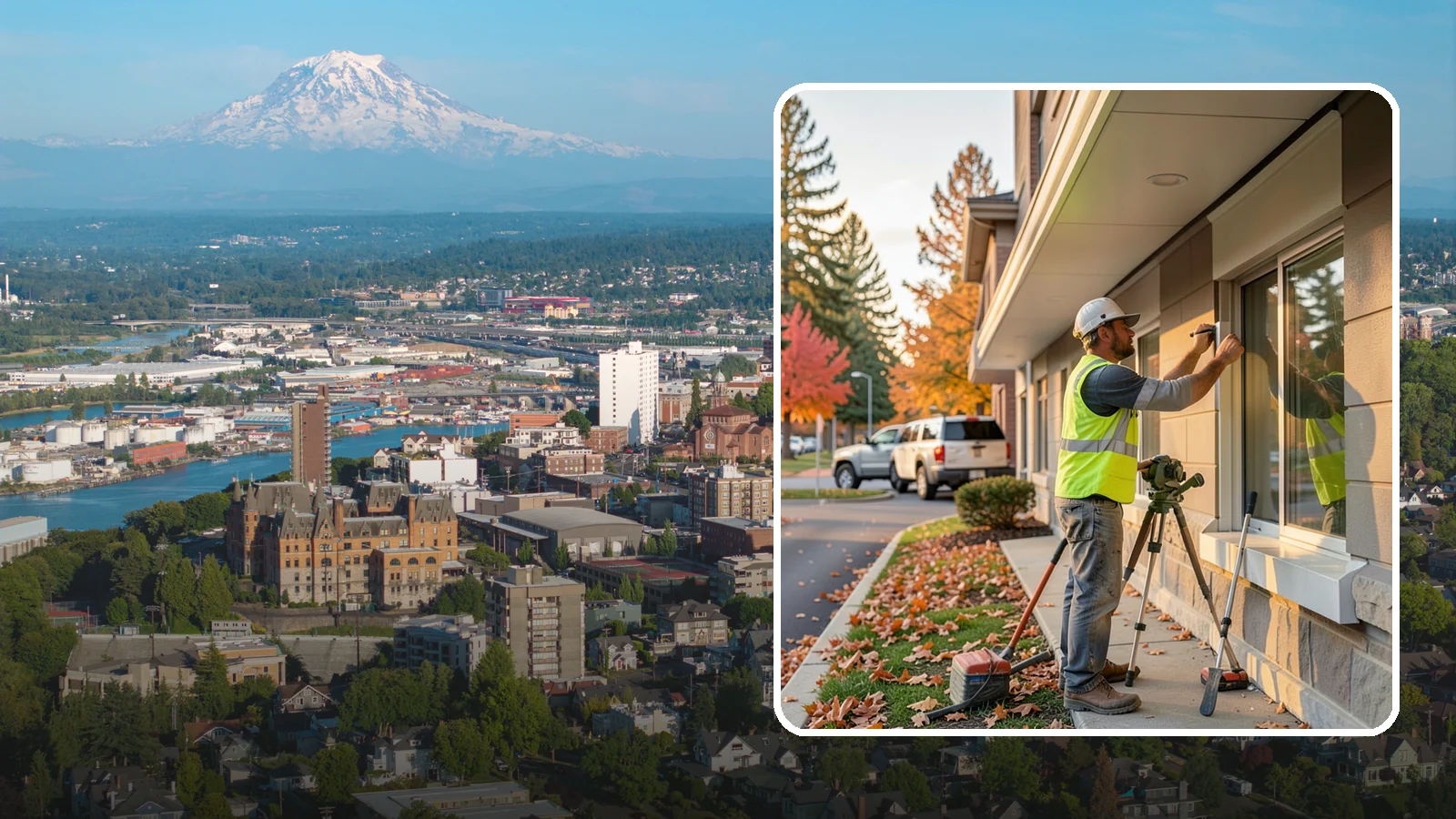 Soffit Repairs in Tacoma, Pierce County, WA - Repair of damaged soffits to restore ventilation and weather protection on public buildings.