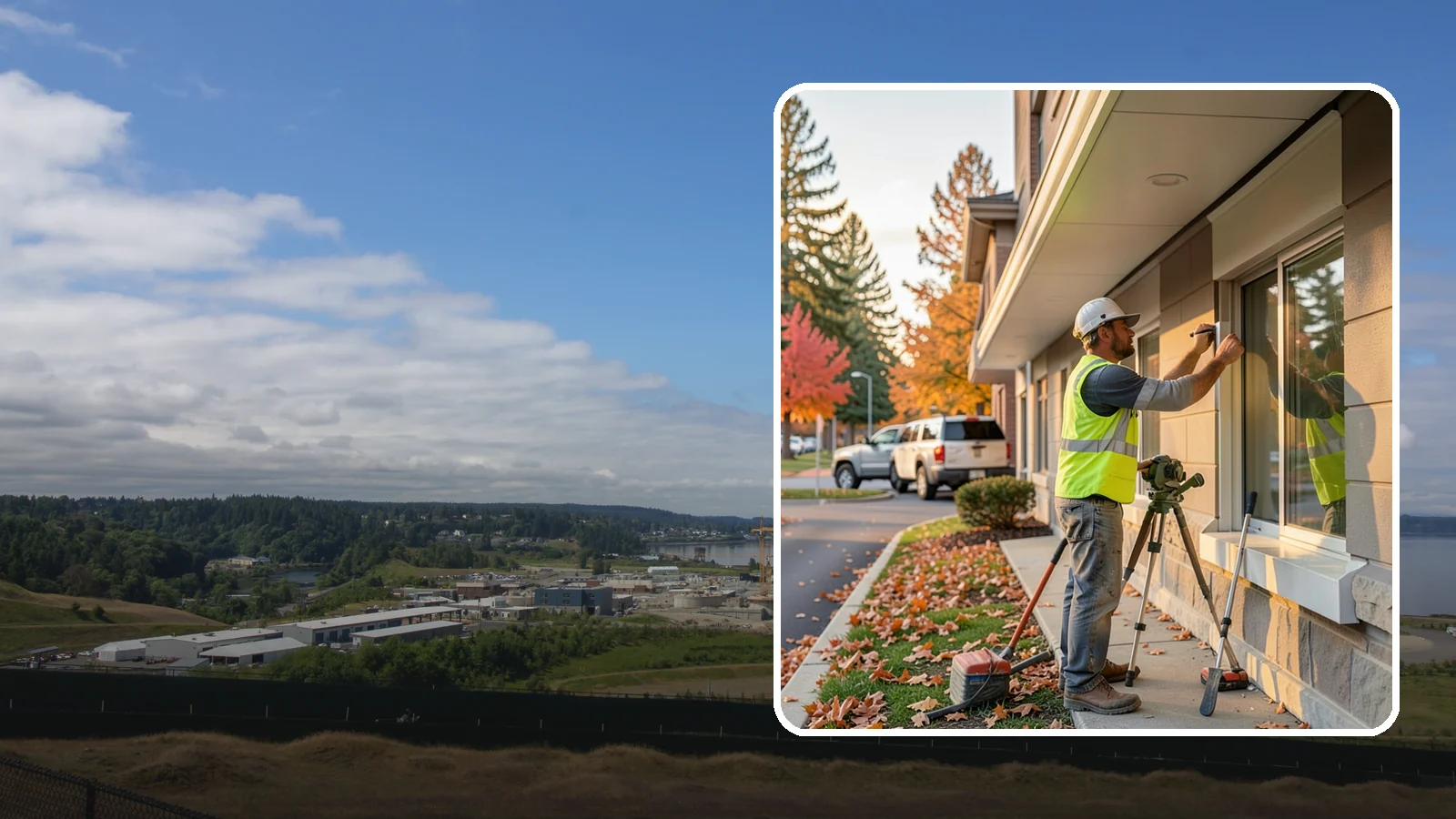 Soffit Repairs in University Place, Pierce County, WA - Repair of damaged soffits to restore ventilation and weather protection on public buildings.