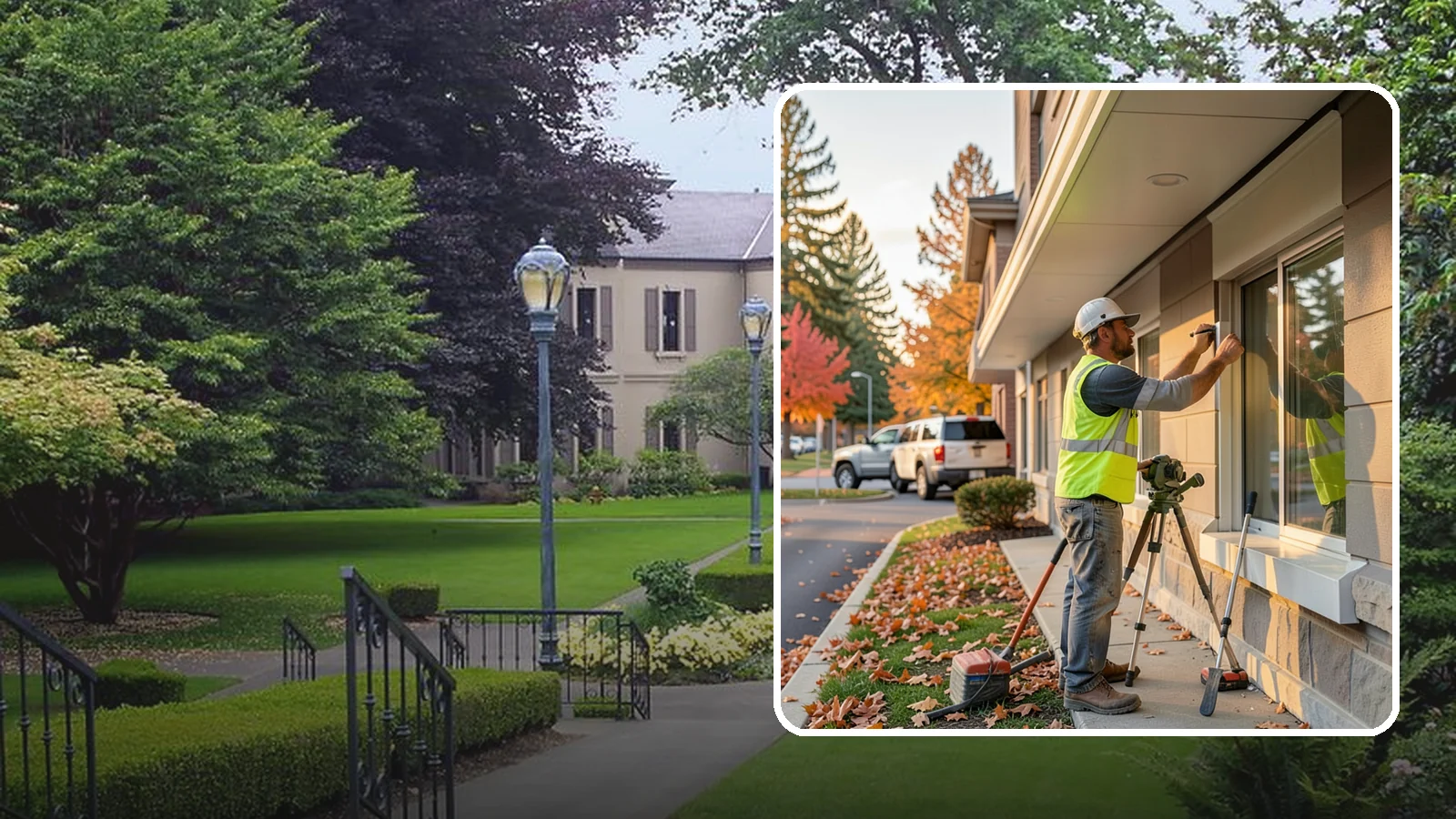 Soffit Repairs in Woodinville, King County, WA - Repair of damaged soffits to restore ventilation and weather protection on public buildings.
