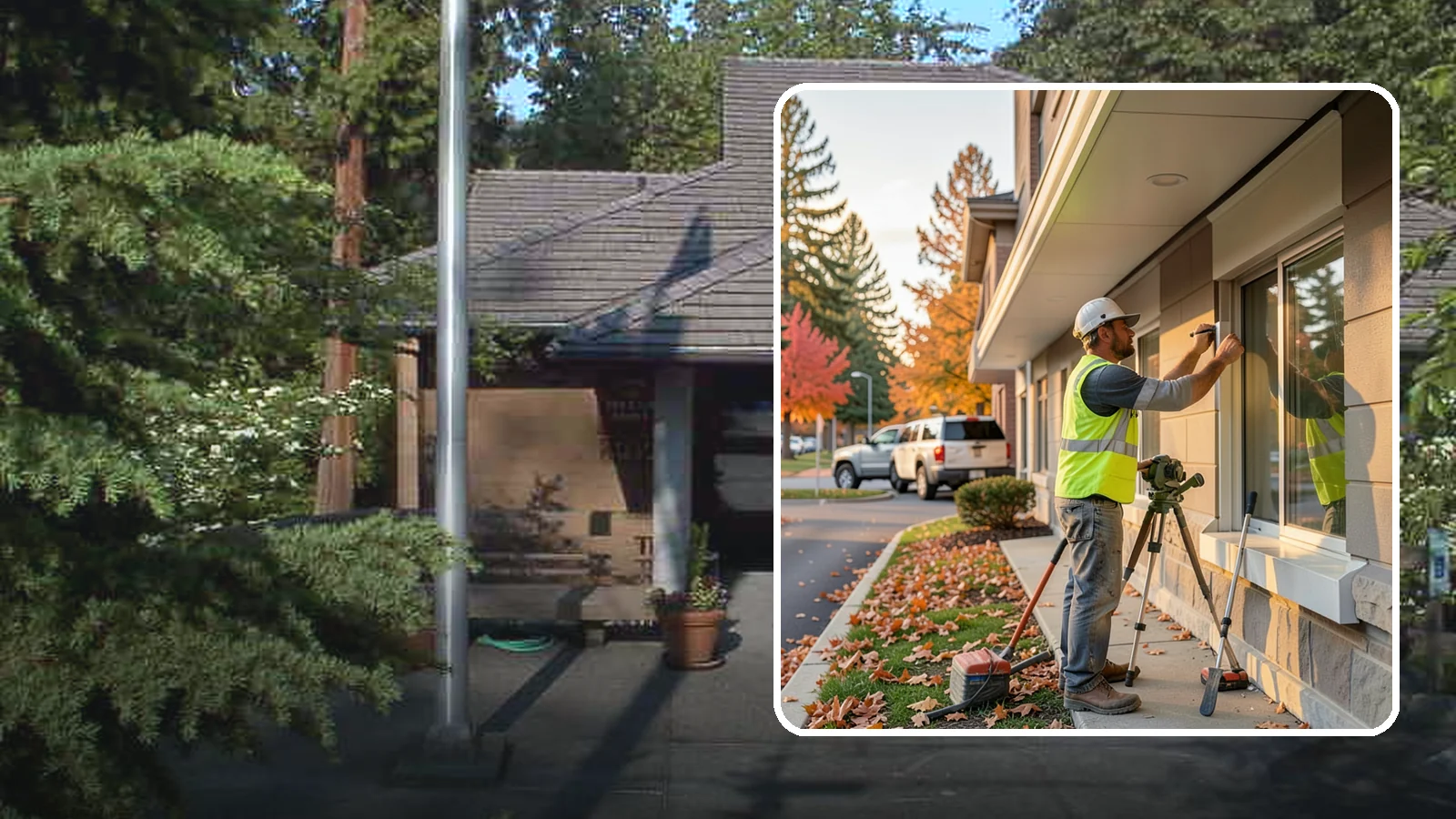 Soffit Repairs in Yarrow Point, King County, WA - Repair of damaged soffits to restore ventilation and weather protection on public buildings.