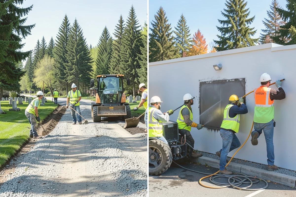 Speed Bump Installation in Eatonville, Pierce County, WA - Confirm location, device type, and spacing
