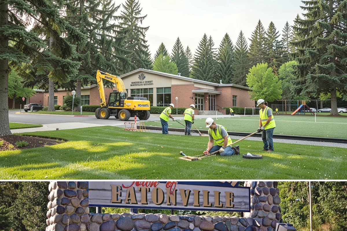 Speed Bump Installation in Eatonville, Pierce County, WA - Asphalt-formed installations favor warm, dry summer conditions, while prefabricated units can be set nearly year-round.