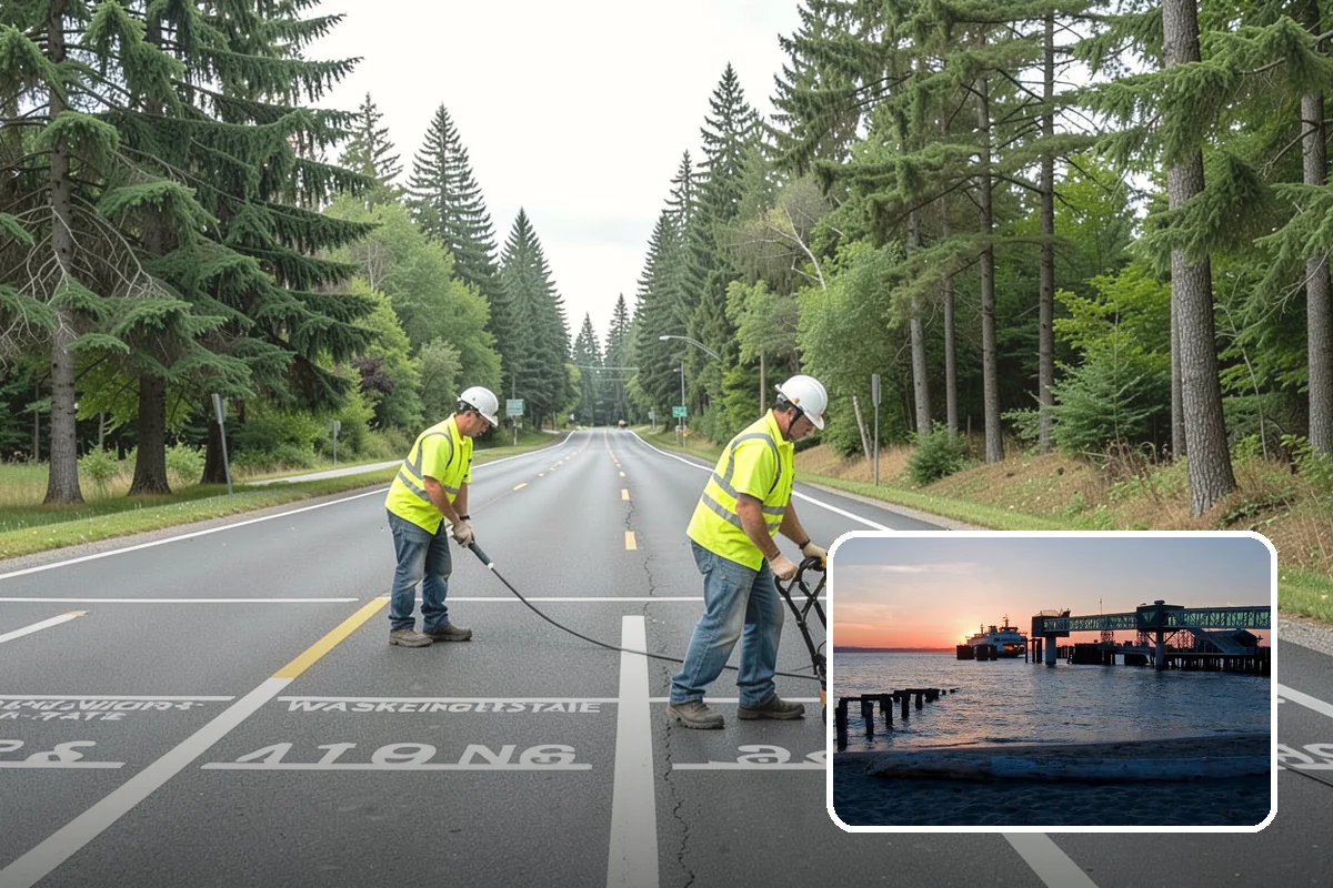 Speed Bump Installation in Edmonds, Snohomish County, WA - Effective speed reduction in problem areas