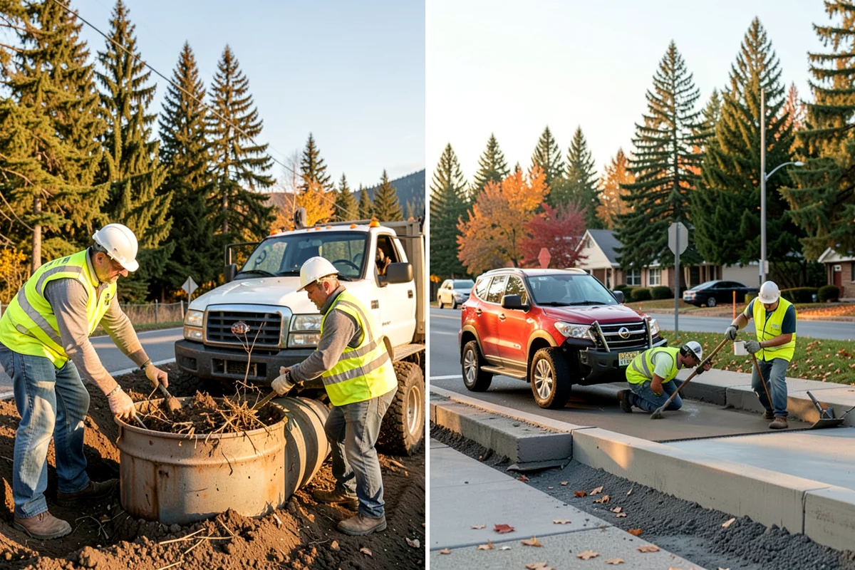 Speed Bump Installation in Gig Harbor, Pierce County, WA - Confirm location, device type, and spacing