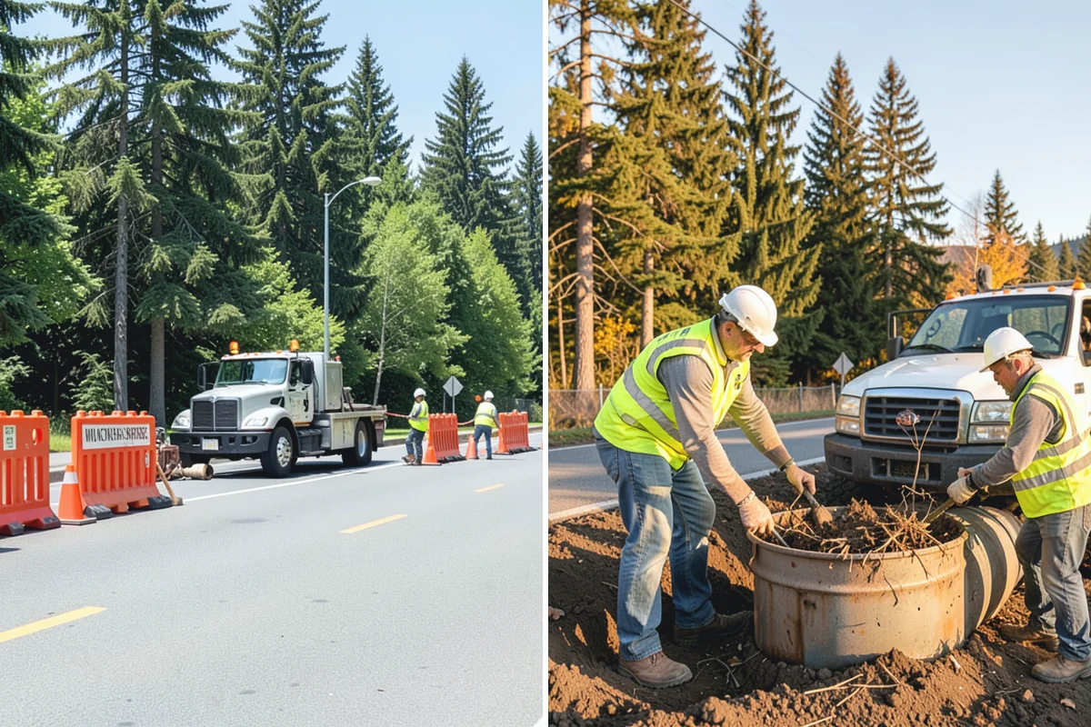 Speed Bump Installation in Hamilton, Skagit County, WA - Confirm location, device type, and spacing